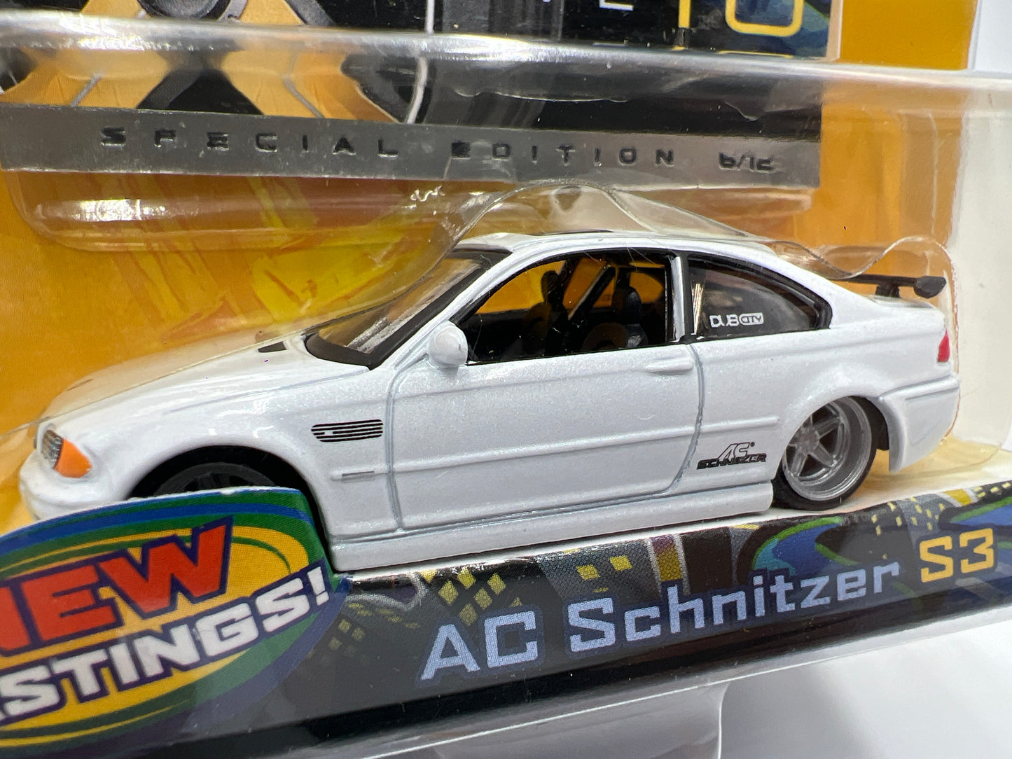 Jada Toys Dub City Special Edition Wave 10 #102 AC Schnitzer S3 BMW White