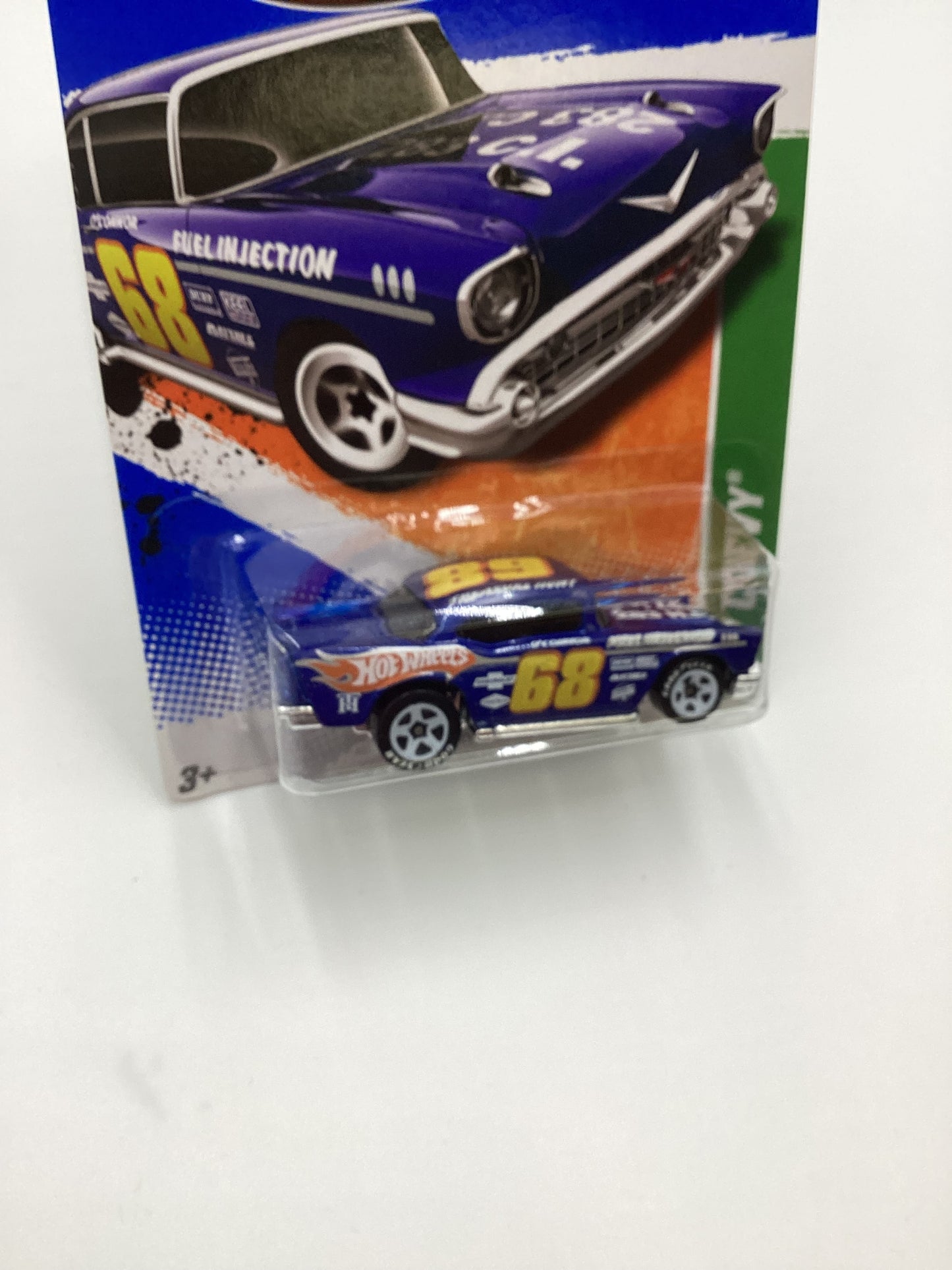 2011 Hot Wheels #52 Treasure Hunts 57 Chevy Blue