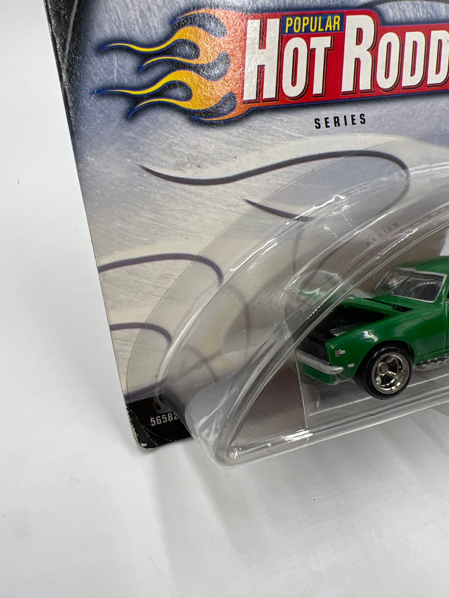 Hot Wheels Premium 100% Popular Hot Rodding #4 Chevy Camaro Green 241B
