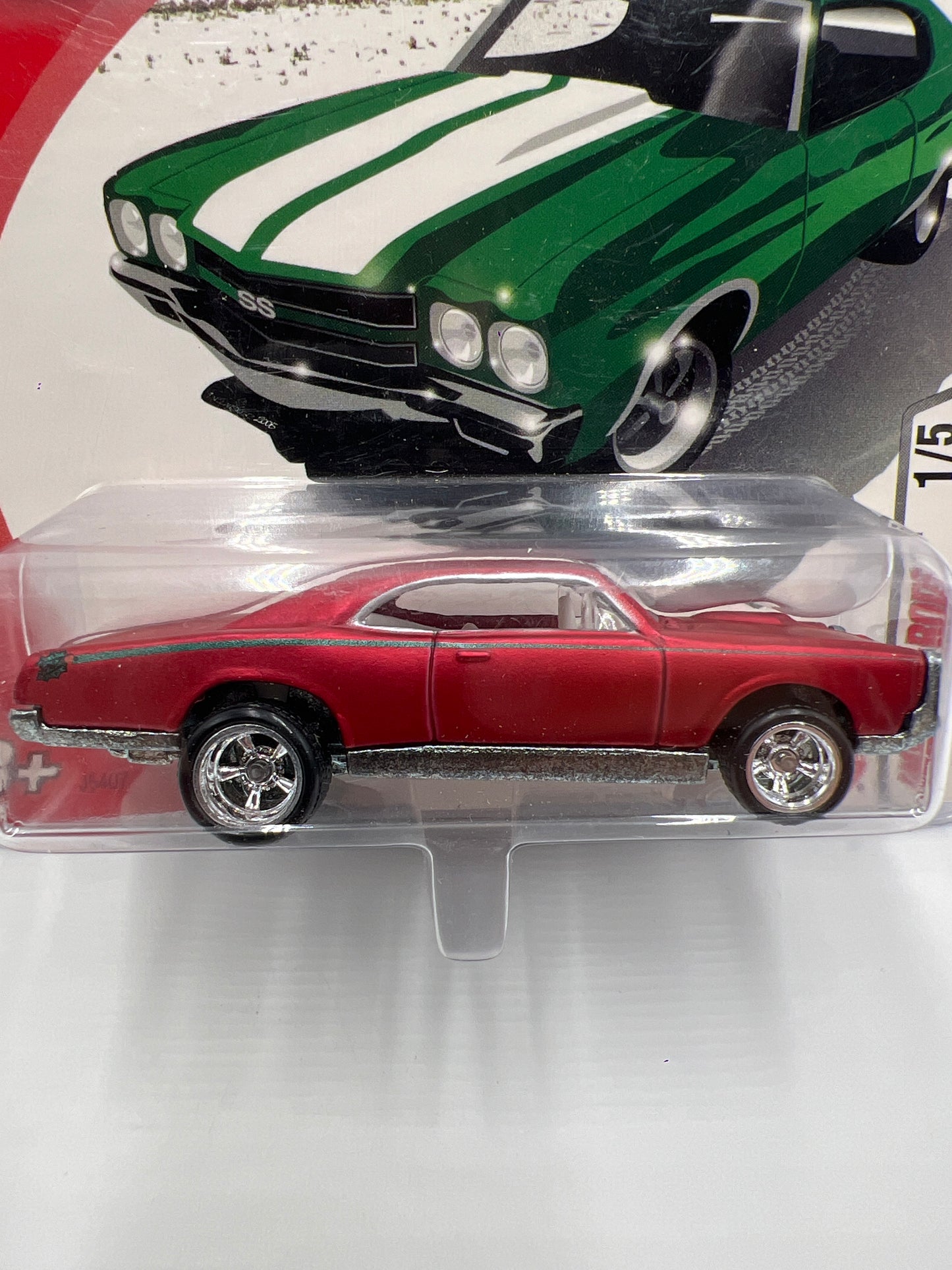 Hot Wheels 2005 Holiday Rods #1 1967 Pontiac GTO Satin Red