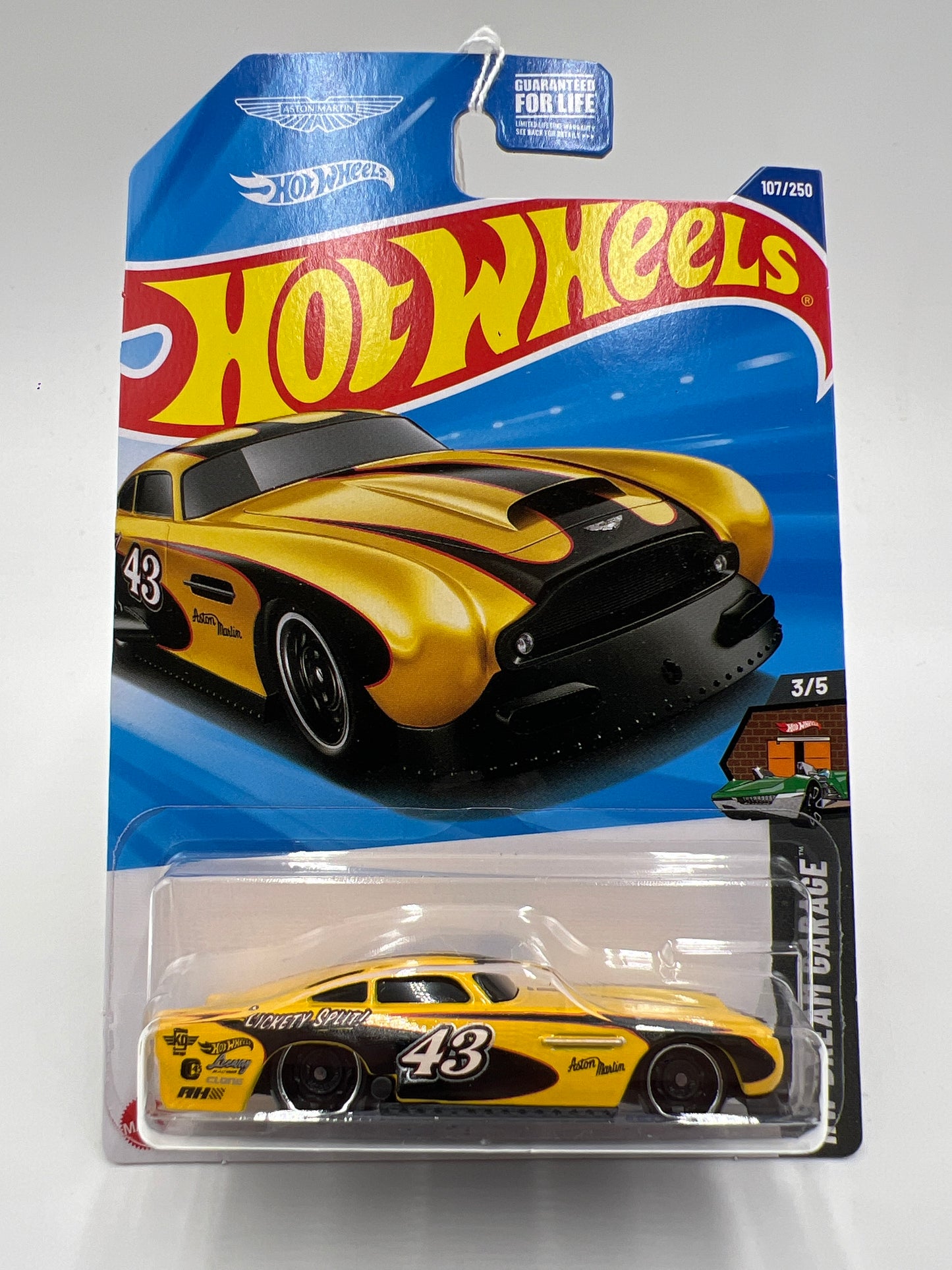 2025 Hot Wheels F Case HW Dream Garage #107 Aston Martin DB4GT High-Speed Edition Yellow 67A