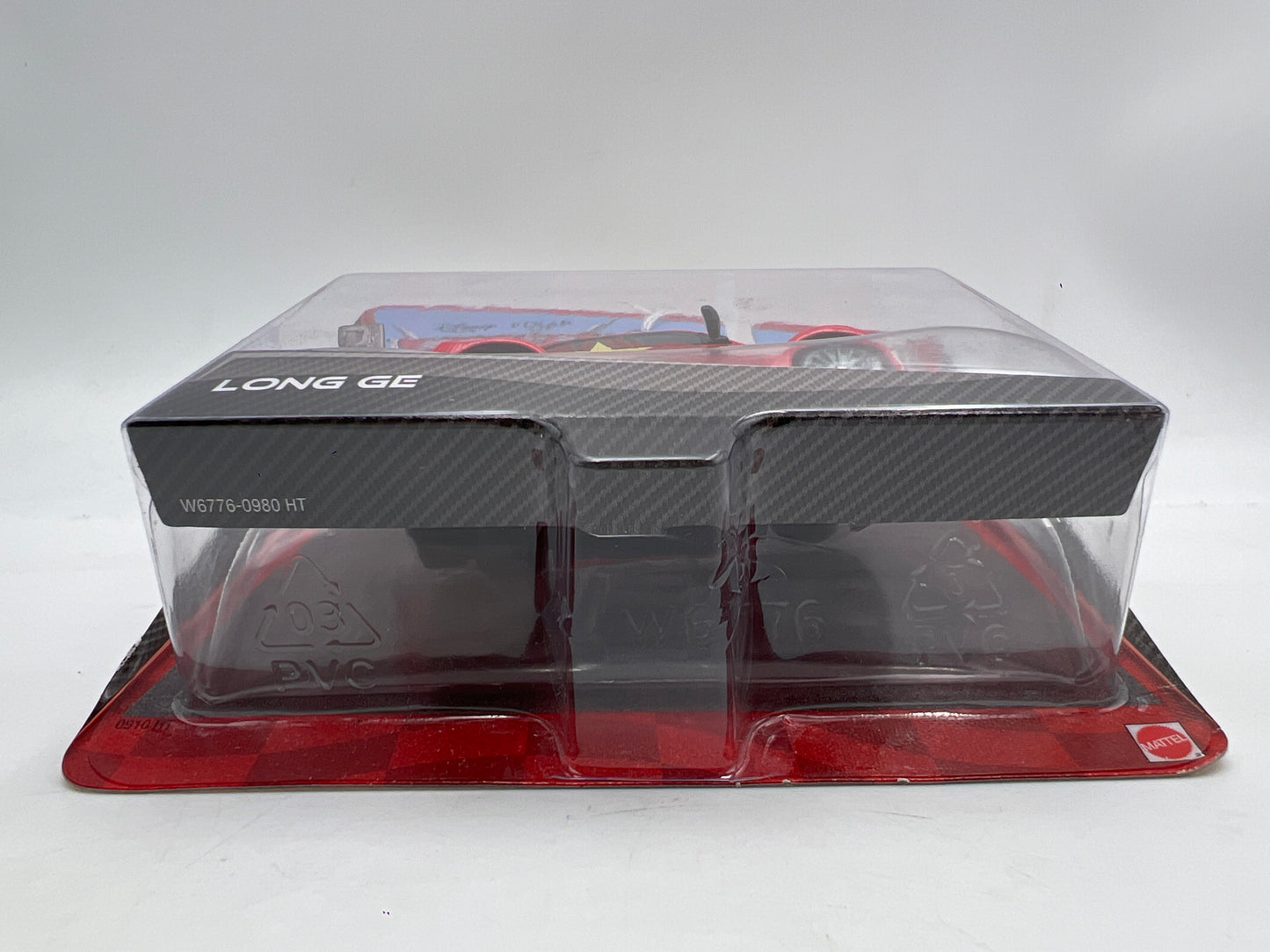 Disney Pixar Cars 2 SUPER CHASE 1/4000 Chinese Card Long GE Red VHTF