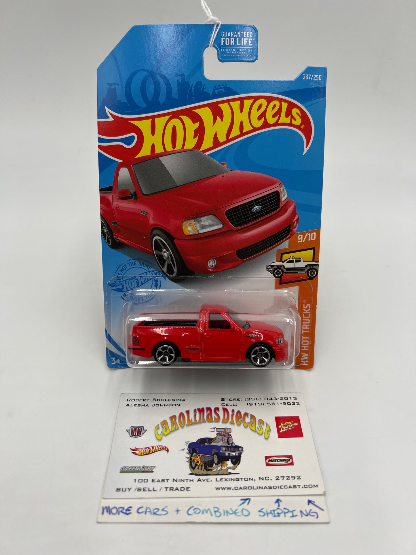 2021 Hot Wheels Hot Trucks #237 99 Ford F-150 SVT Lightning Red 32A