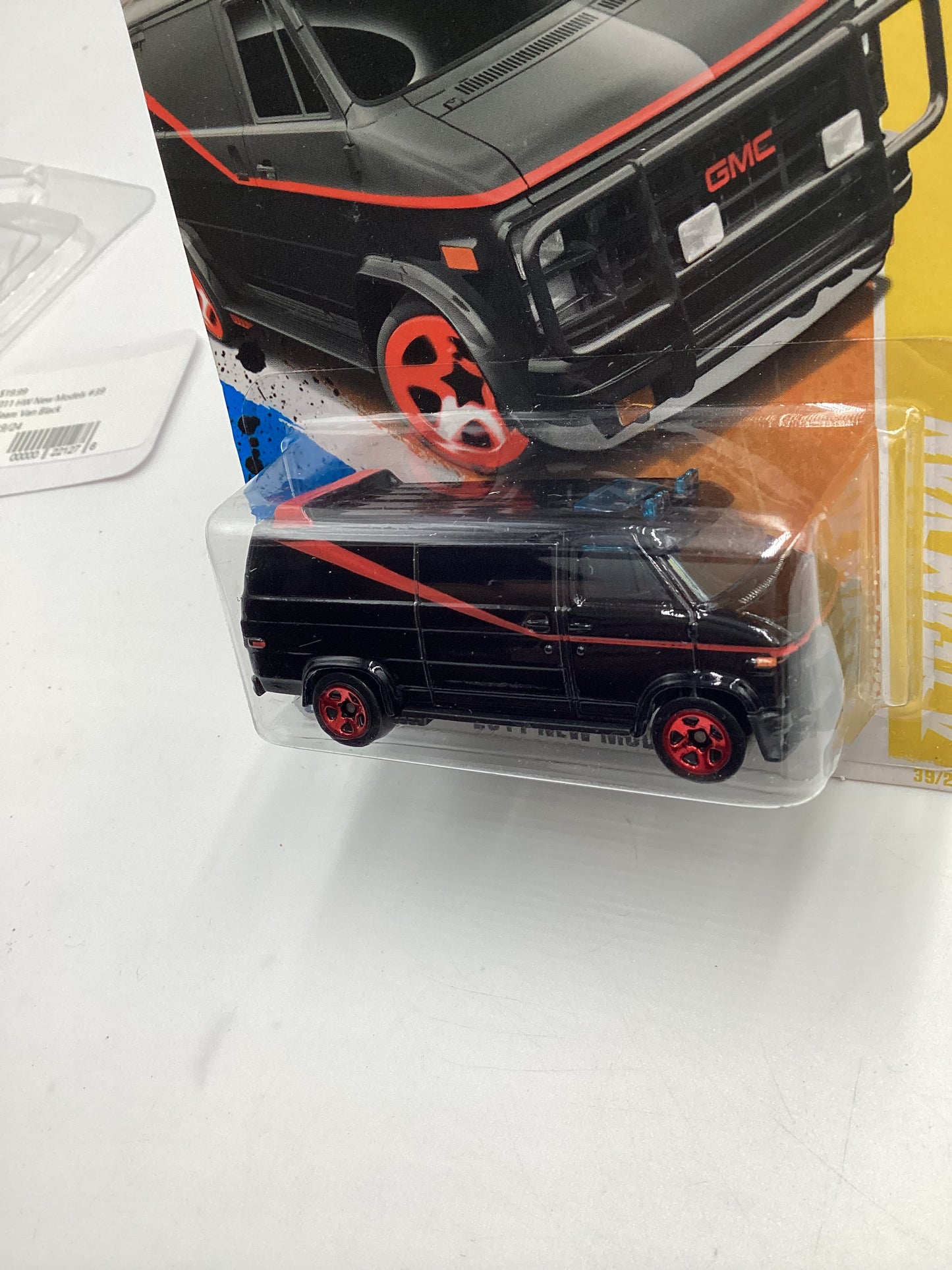 2011 Hot wheels #39 A Team Van Black with protector