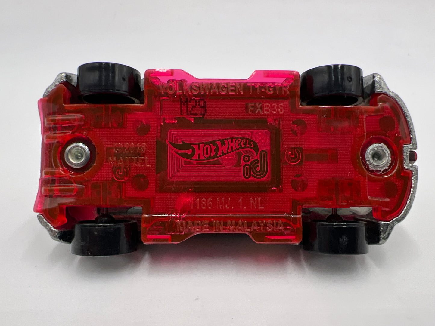 Hot Wheels iD Nightburnerz Series 1 #5 Volkswagen T1-GTR Silver