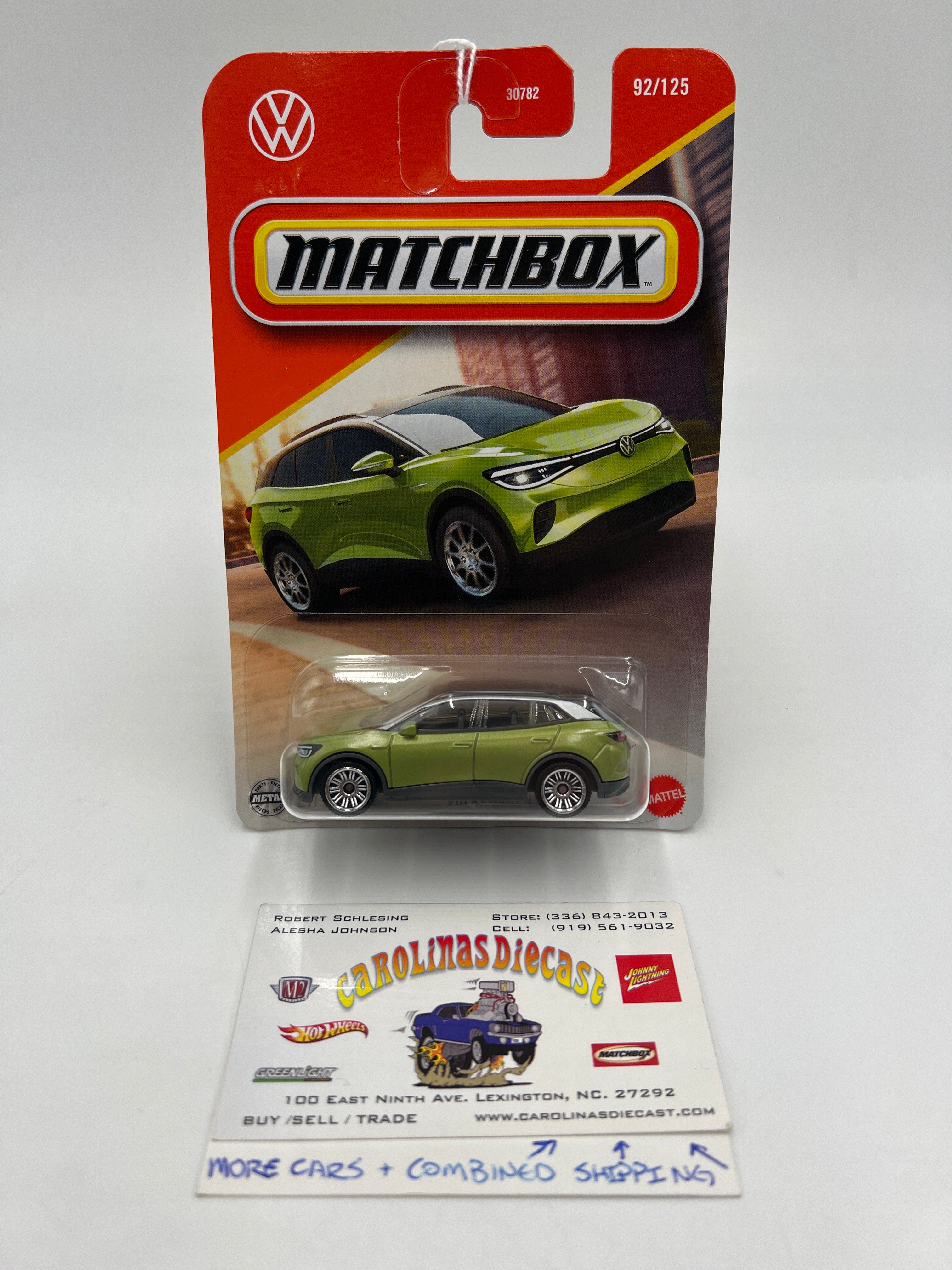 2025 Matchbox #92 Volkswagen ID.4 Green 214E – carolinasdiecast