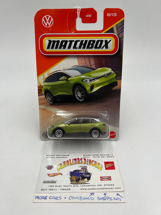 2025 Matchbox #92 Volkswagen ID.4 Green 214E