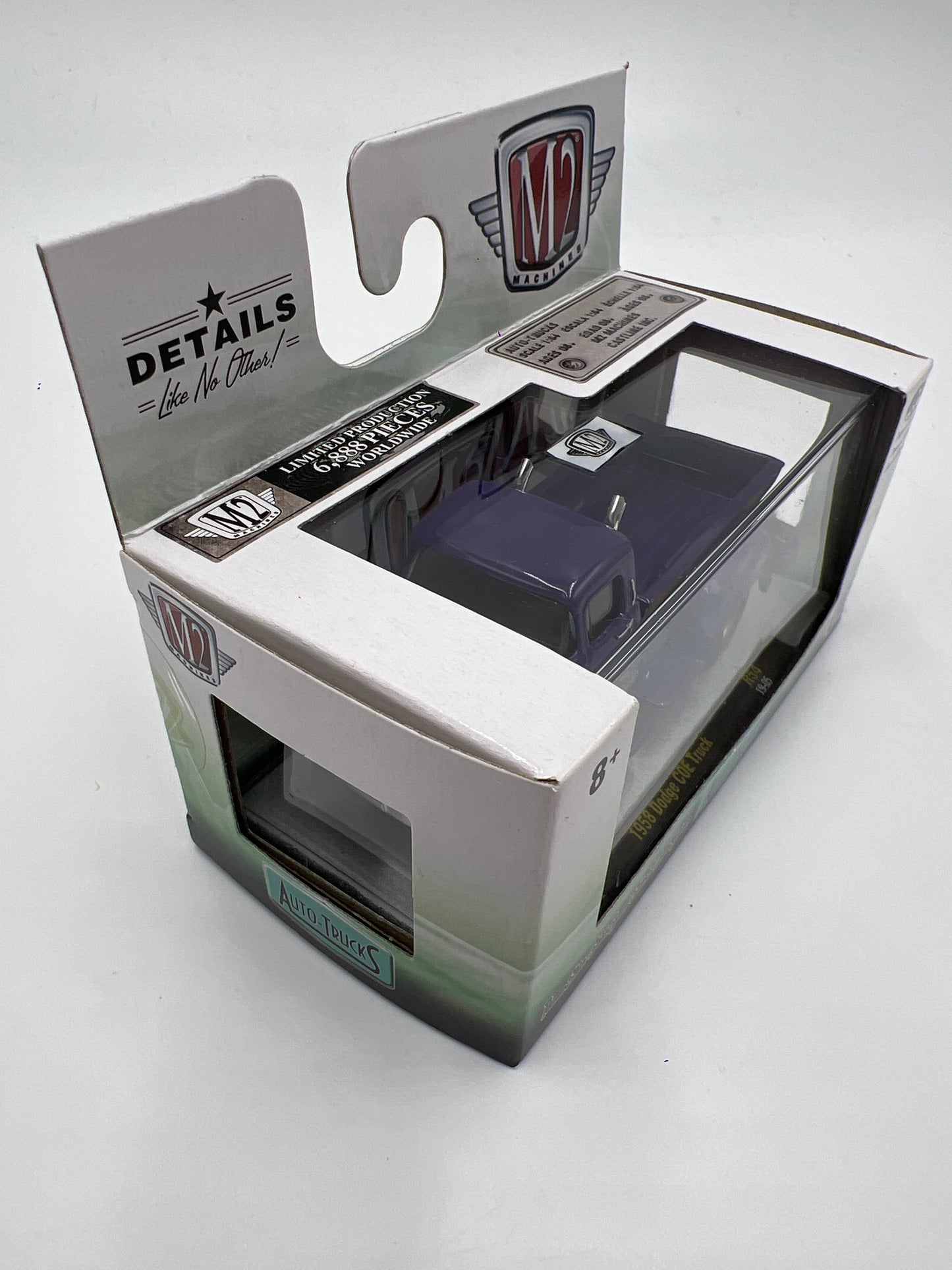 M2 Machines Auto Trucks 1958 Dodge COE Truck Purple R54