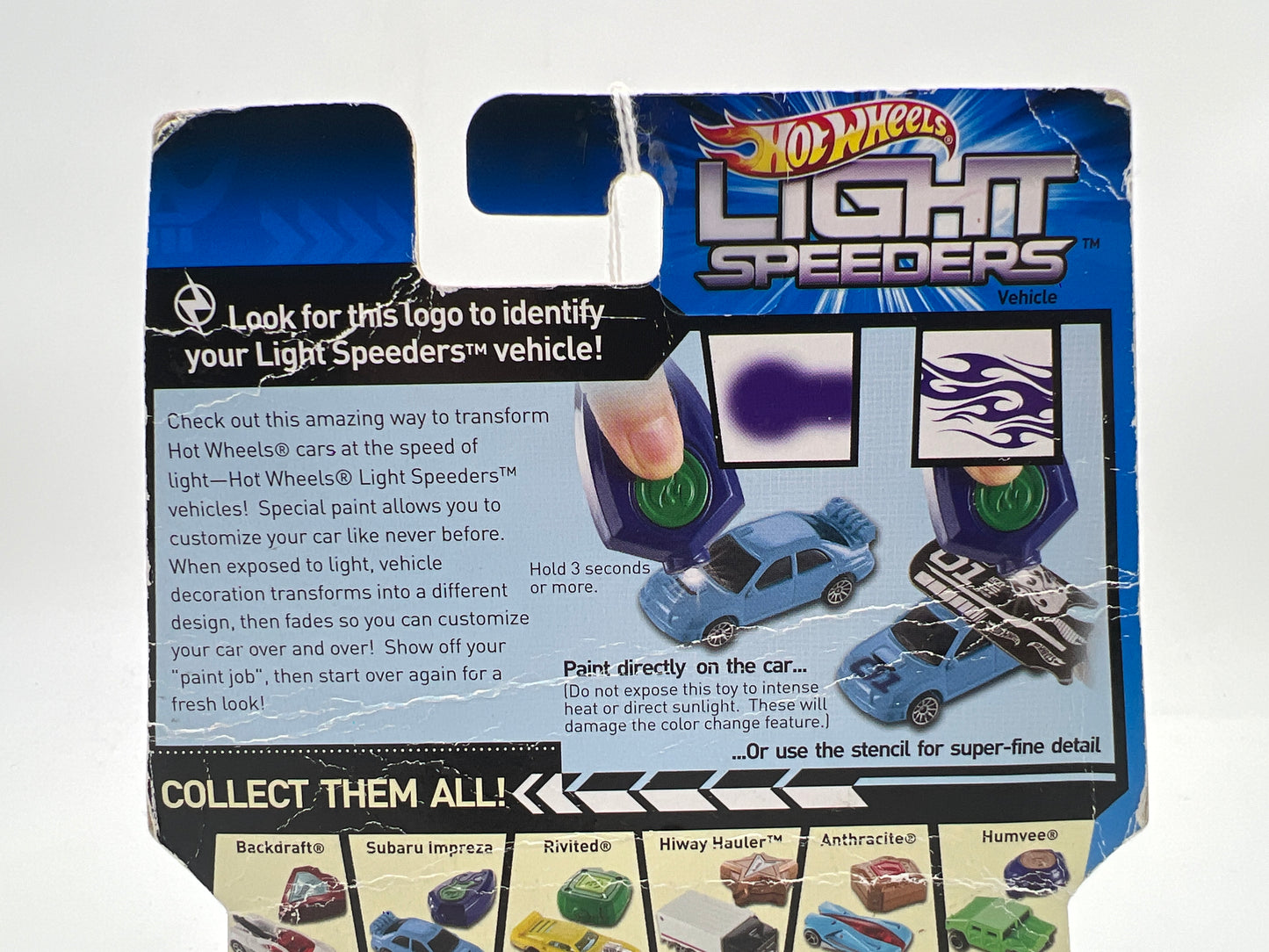 Hot Wheels Light Speeders Hiway Hauler Bad Card VHTF