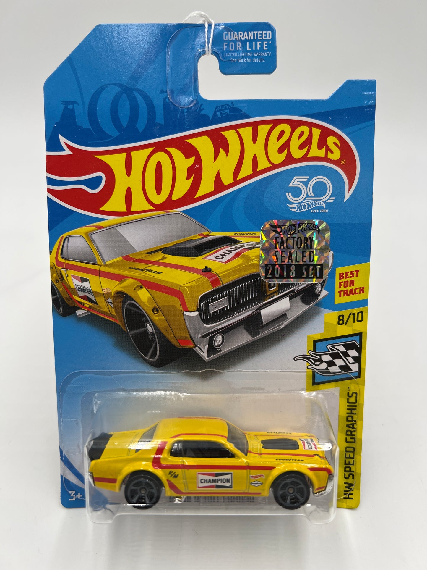 2018 Hot Wheels 68 Mercury Cougar Factory Sealed Kmart Exclusive Yellow 235B