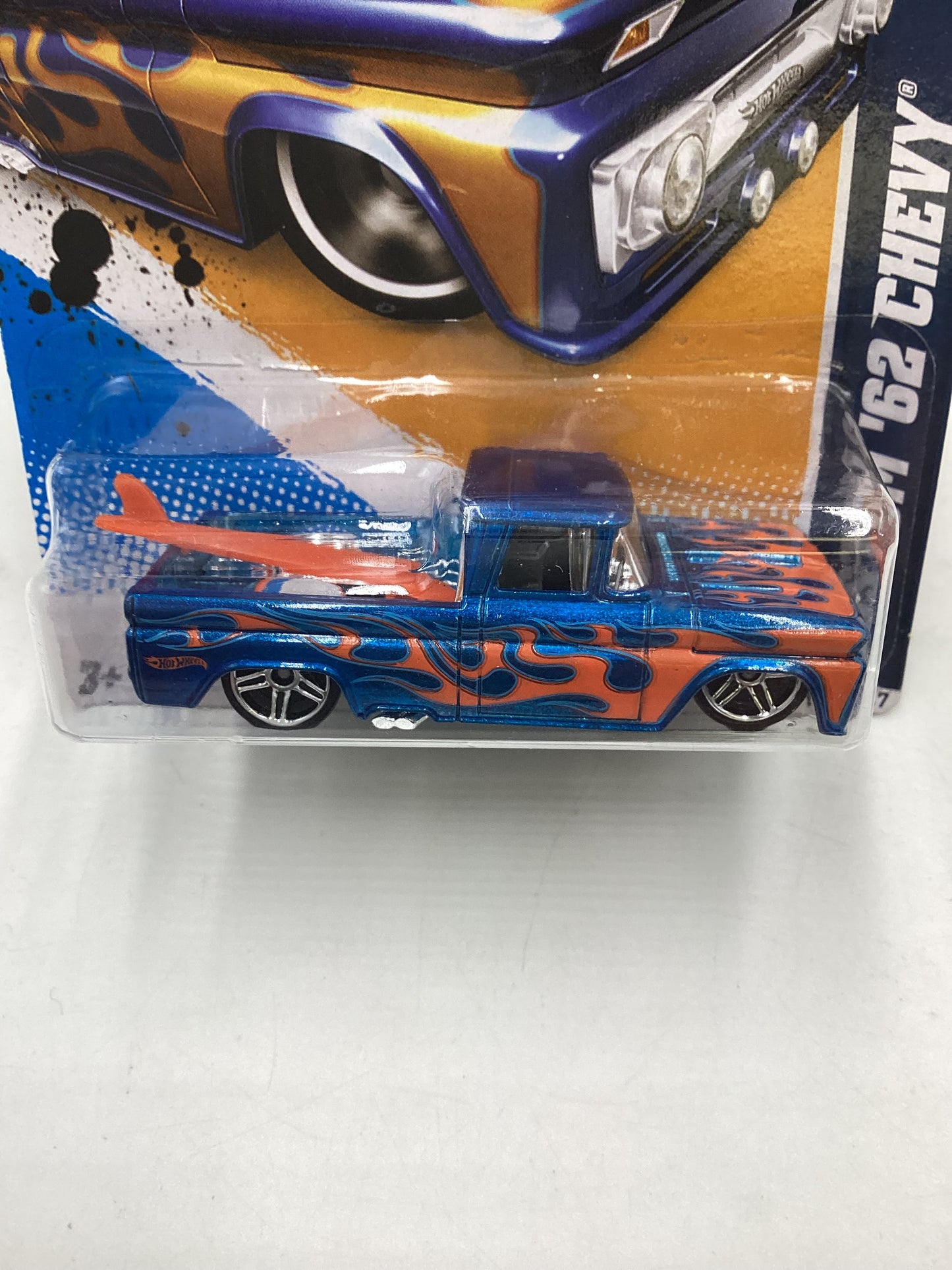 2012 HW Heat Fleet #154 Custom 62 Chevy Blue 17A