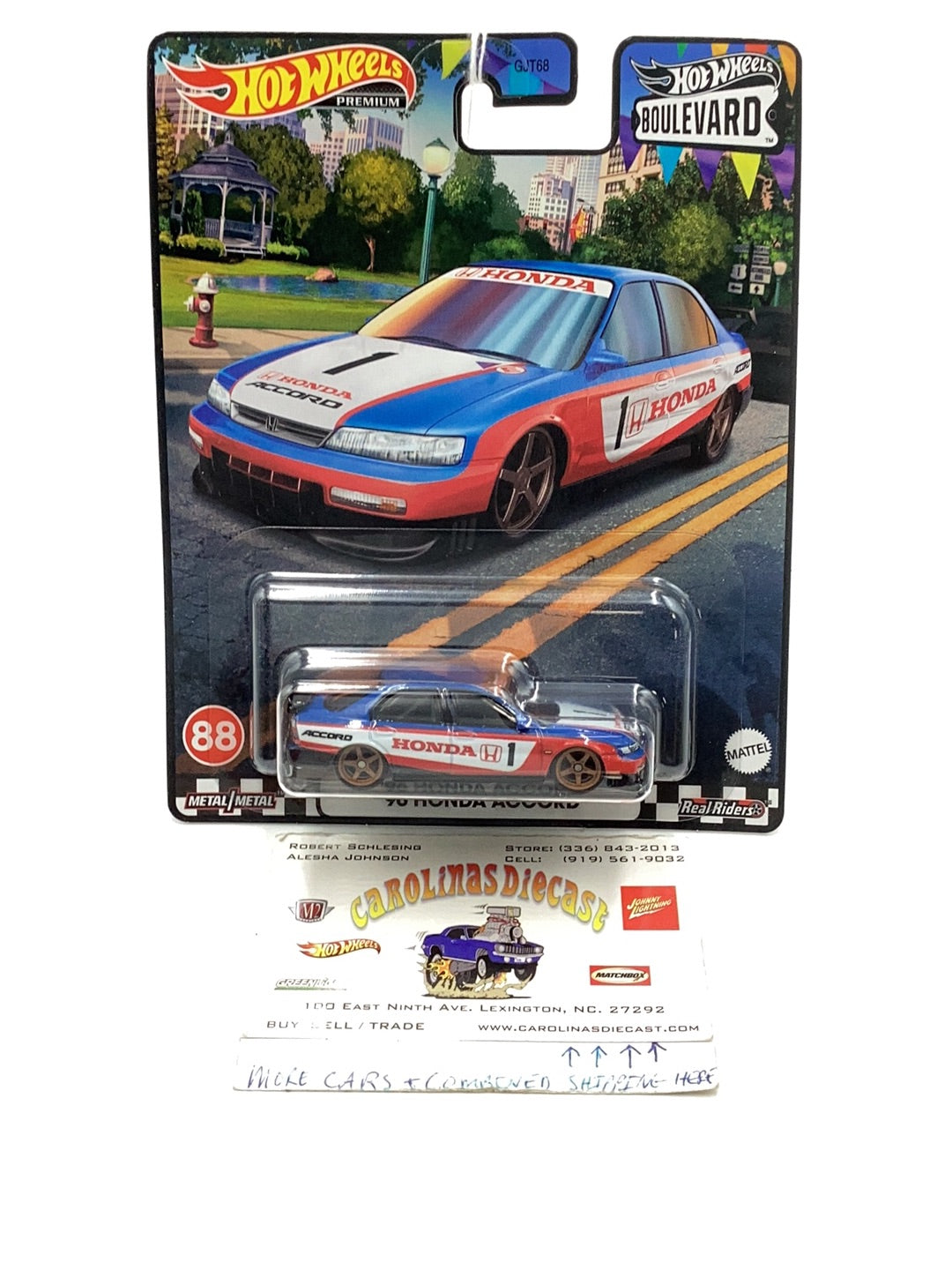 Hot Wheels Boulevard #88 96 Honda Accord 259D