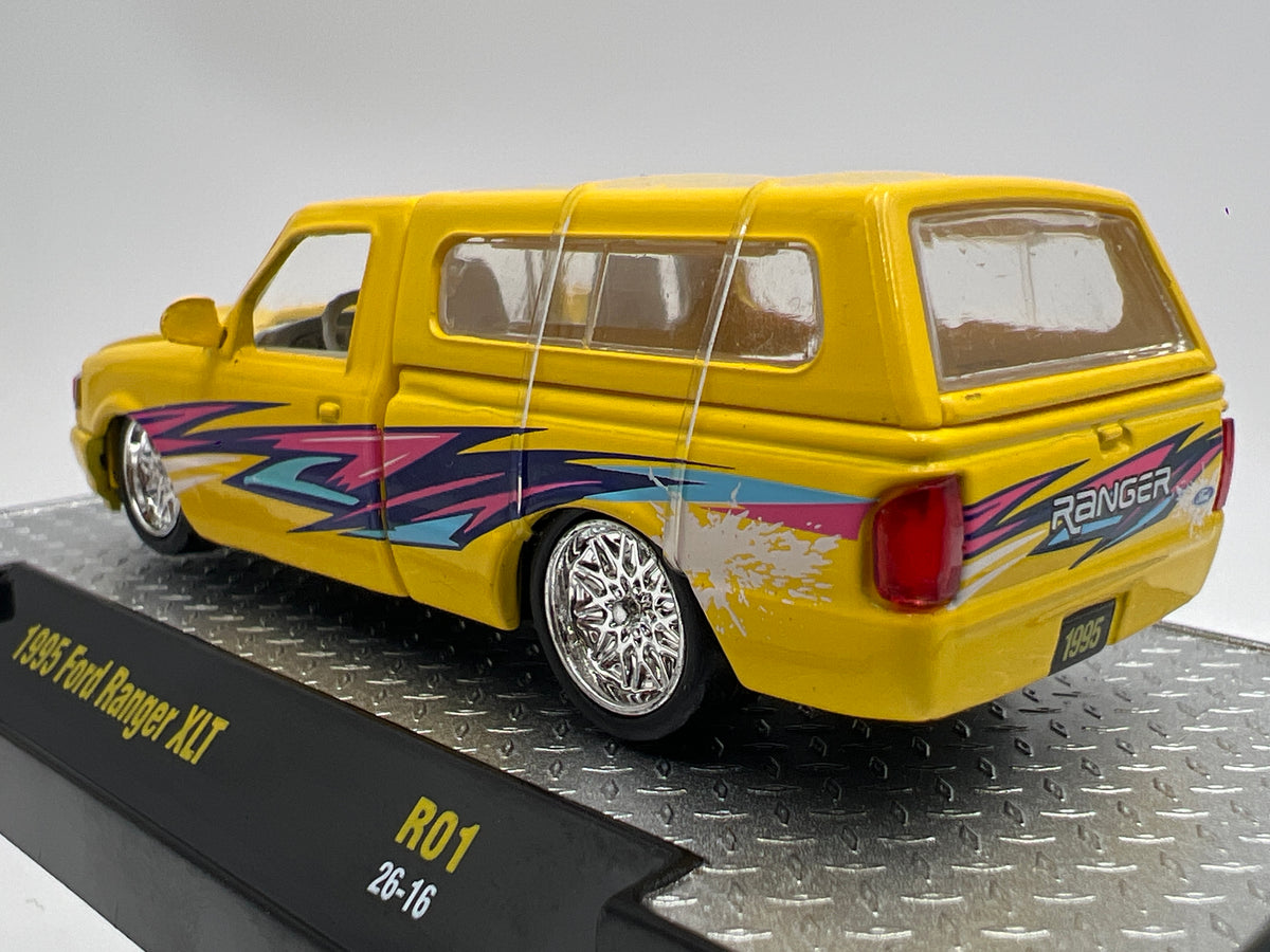 2026 M2 Machines R01 Blind Box 1995 Ford Ranger XLT Yellow
