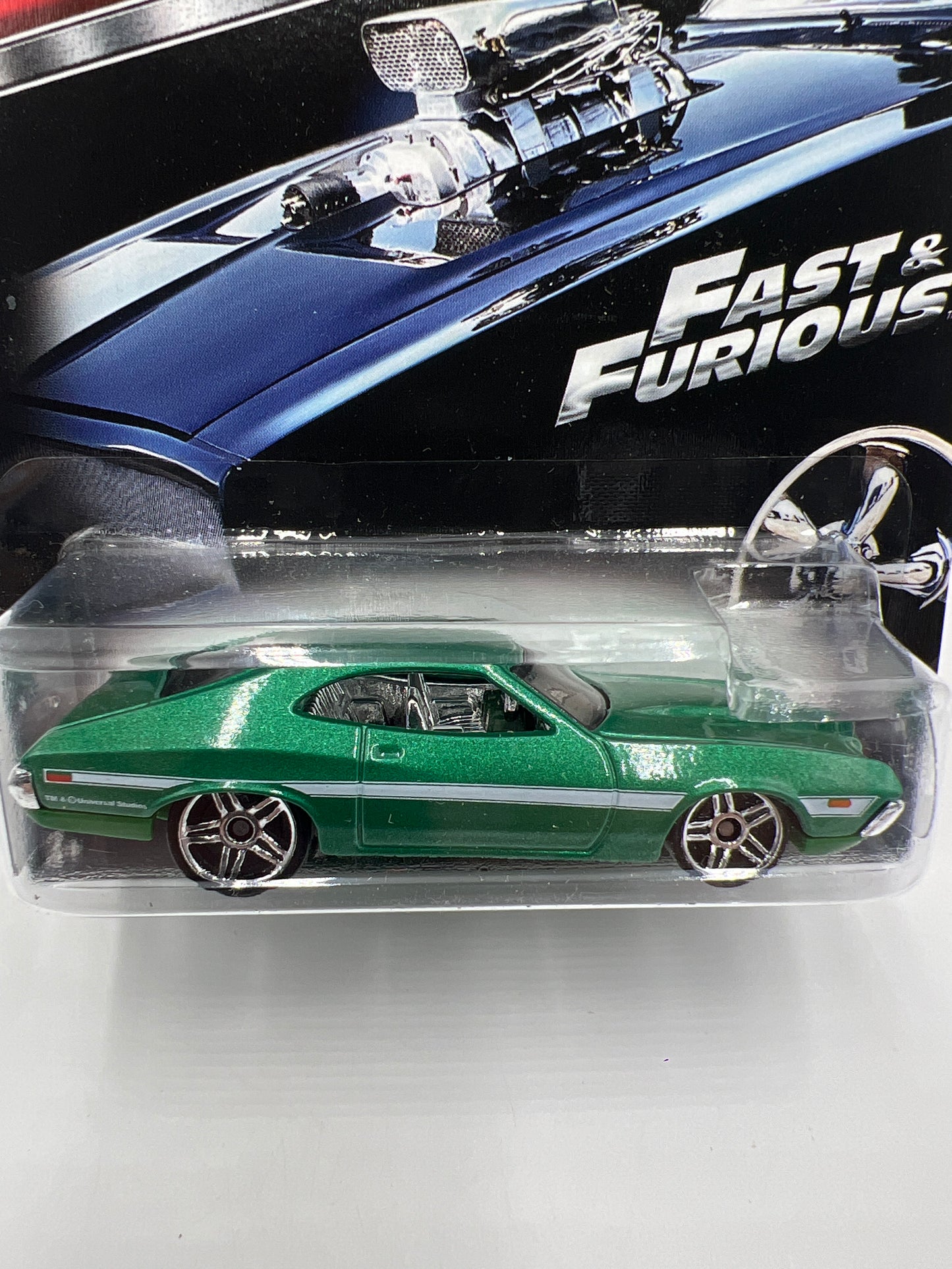 Hot Wheels Fast and Furious #4 72 Ford Gran Torino Sport Green 72G