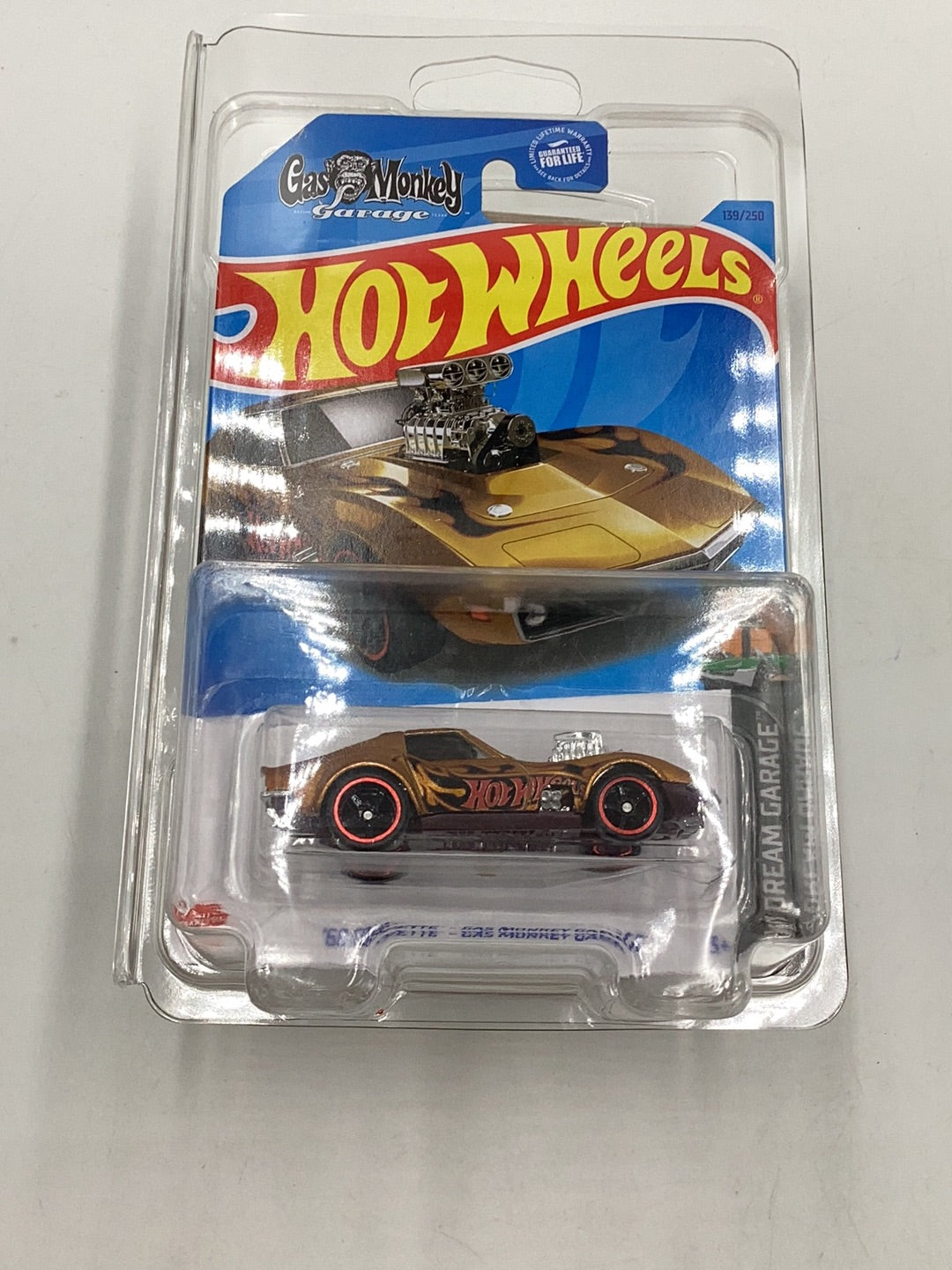 2023 hot wheels super treasure hunt 68 Corvette Gas Monkey W/ Protector