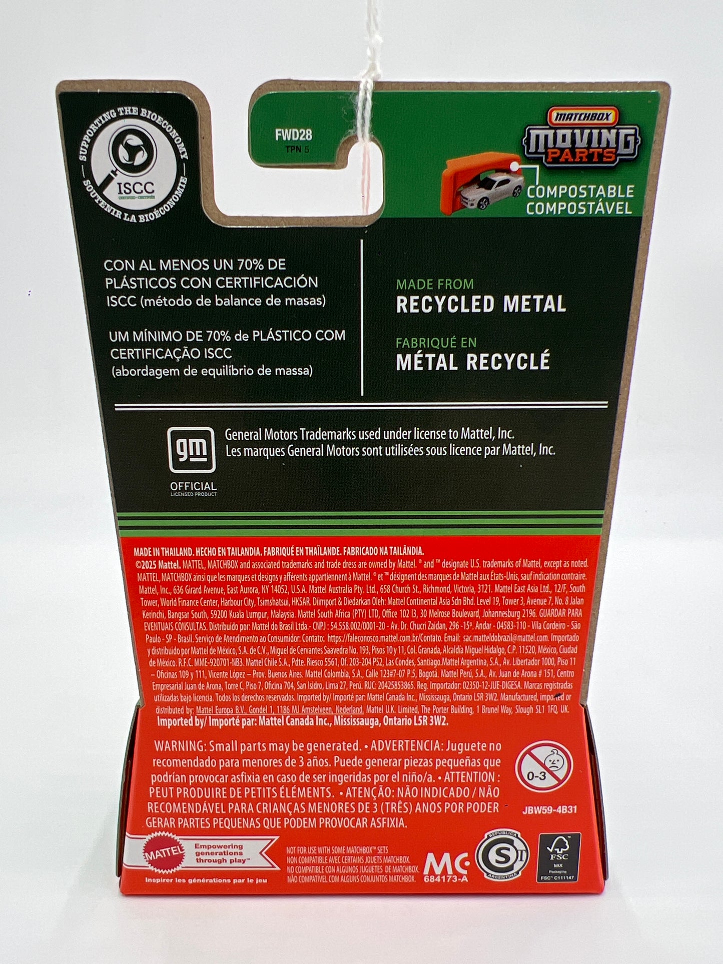 2025 Matchbox Moving Parts #37 2025 Cadillac Escalade IQ White 167O