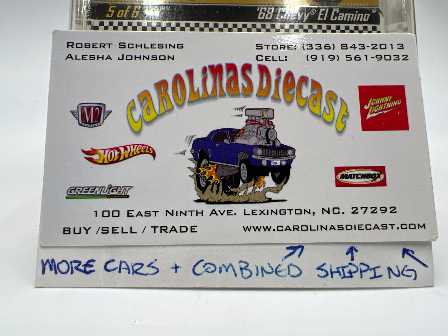 2007 Hot Wheels RLC Neo-Classics Series 6 #5 68 Chevy El Camino 7357/11000 W/Protector