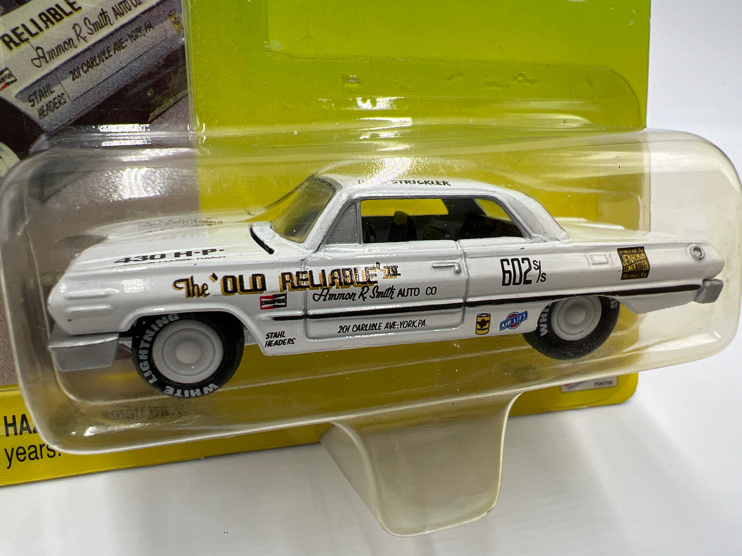 Johnny Lightning White Lightning Chase Super Chevy 1963 Impala Z-11 White
