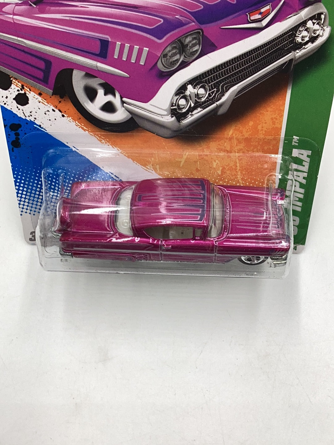 2011 hot wheels treasure hunt #53 58 Impala W/ Protector 68D