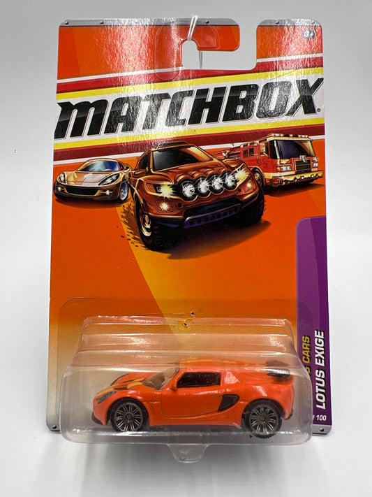 Matchbox Sports Cars #11 Lotus Exige Orange Card Not Perfect See Description