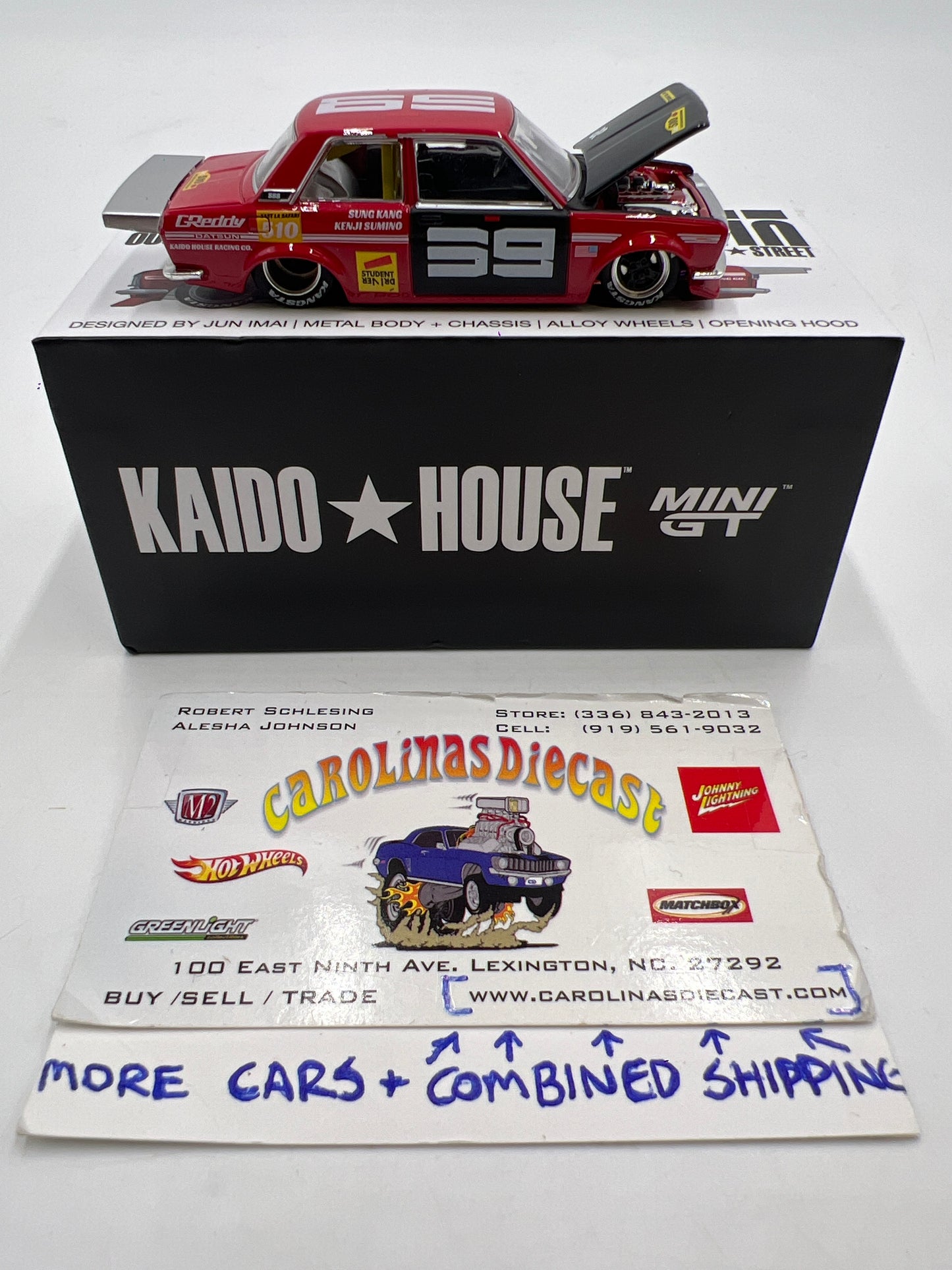 Mini GT Kaido House #003 Datsun 510 Pro Street SK510 Red