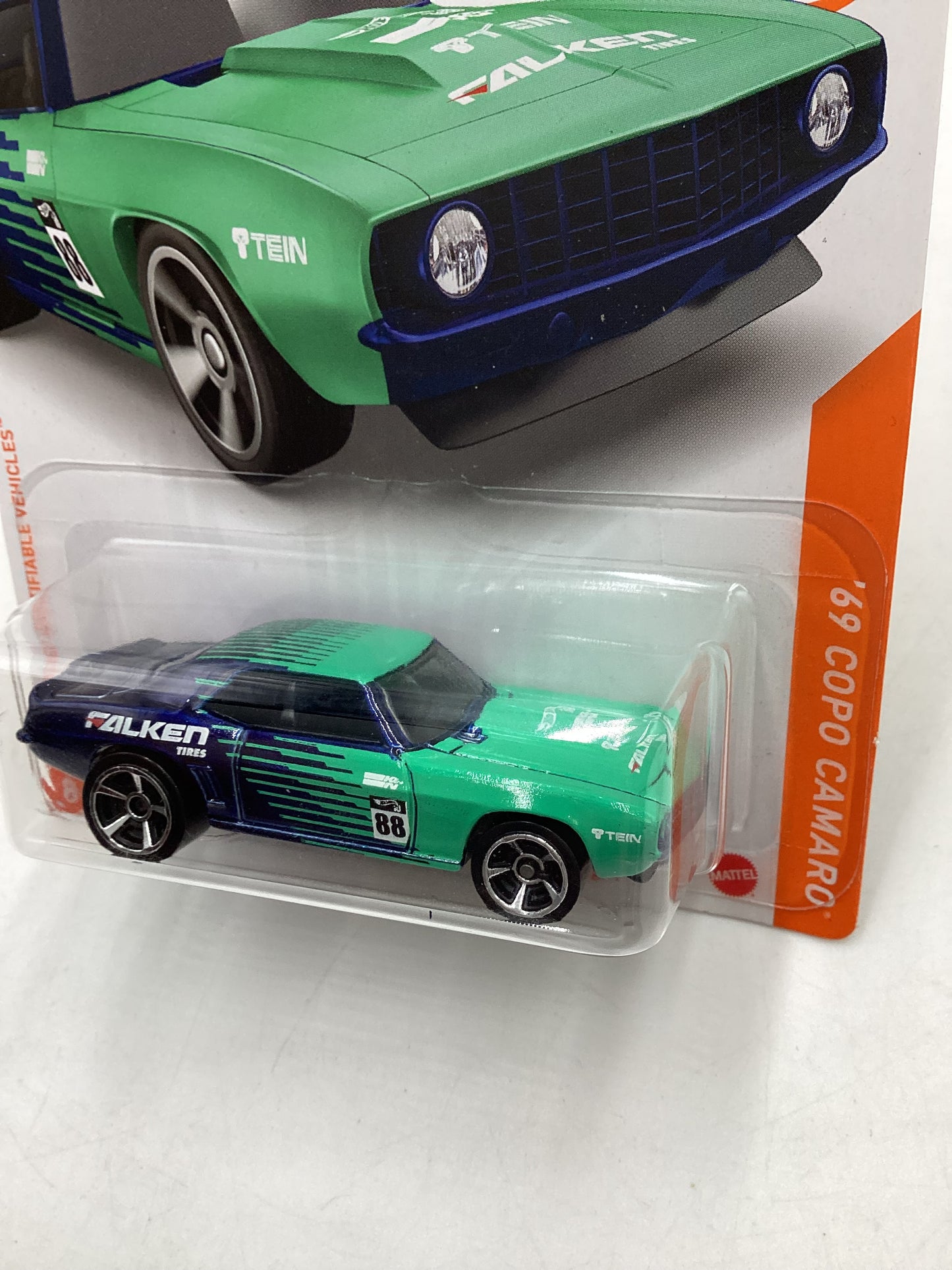 2021 Hot Wheels ID 5/8 69 Copo Camaro with protector