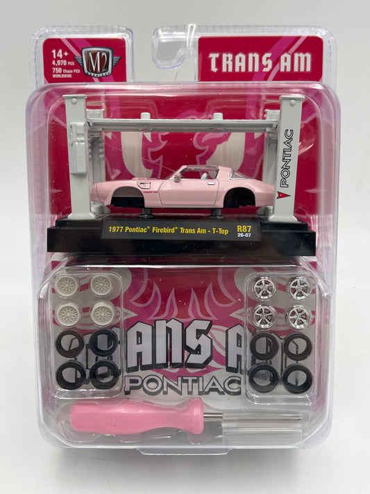 2026 M2 Machines R87 Model Kits 1977 Pontiac Firebird Trans Am T-Top Pink