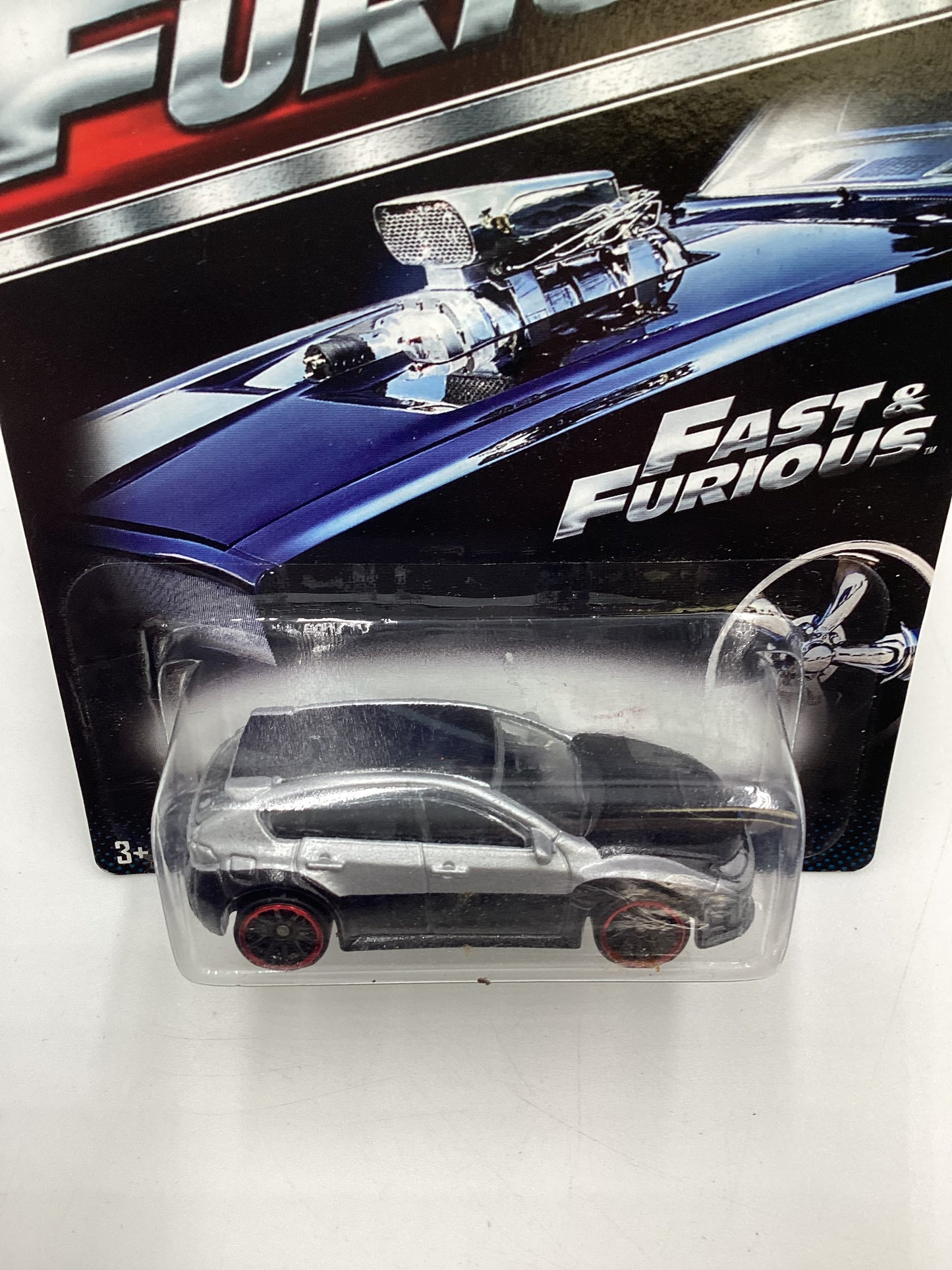 2015 Hot Wheels Fast & Furious #7 Subaru WRX STI Silver/Black 72A