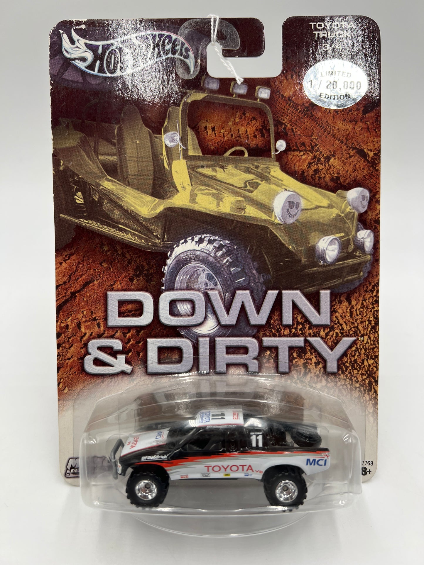Hot Wheels Premium Down & Dirty #3 Toyota Truck Black/White
