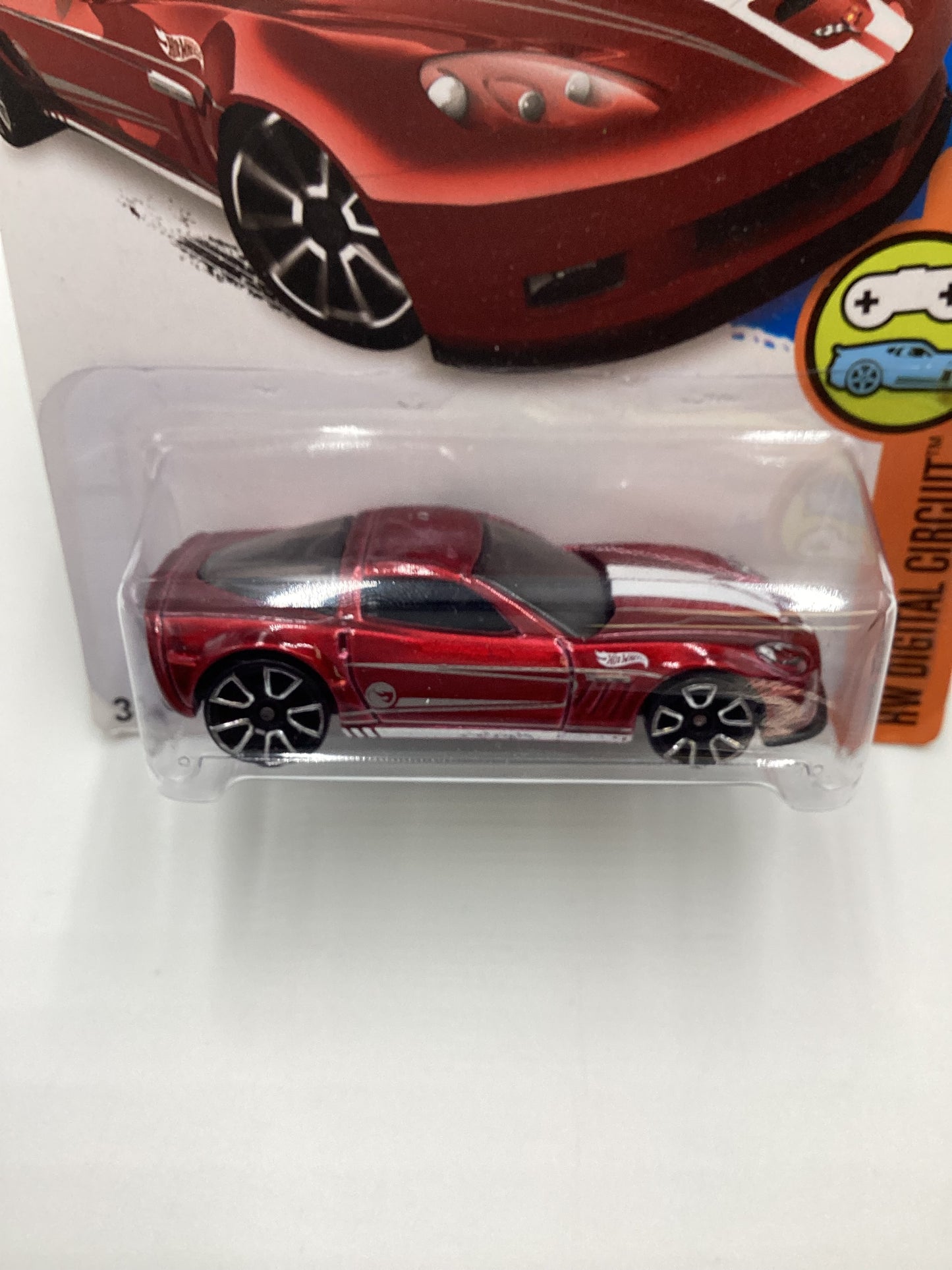 2016 Hot Wheels Treasure hunt #22 11 Corvette Grand Sport Red