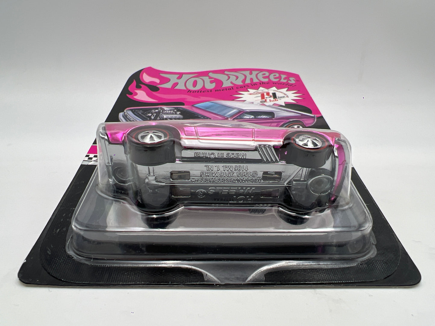 Hot Wheels RLC Club Exclusive Mustang Boss Hoss Pink W/Protector