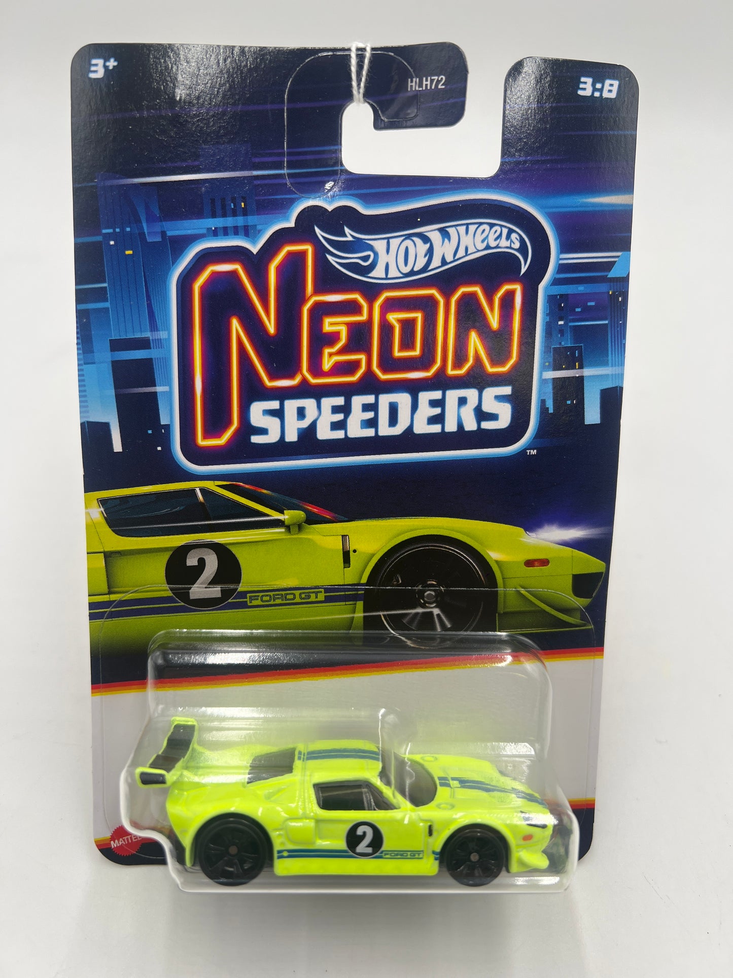 2024 Hot Wheels Neon Speeders 3/8 Ford GT 160Q