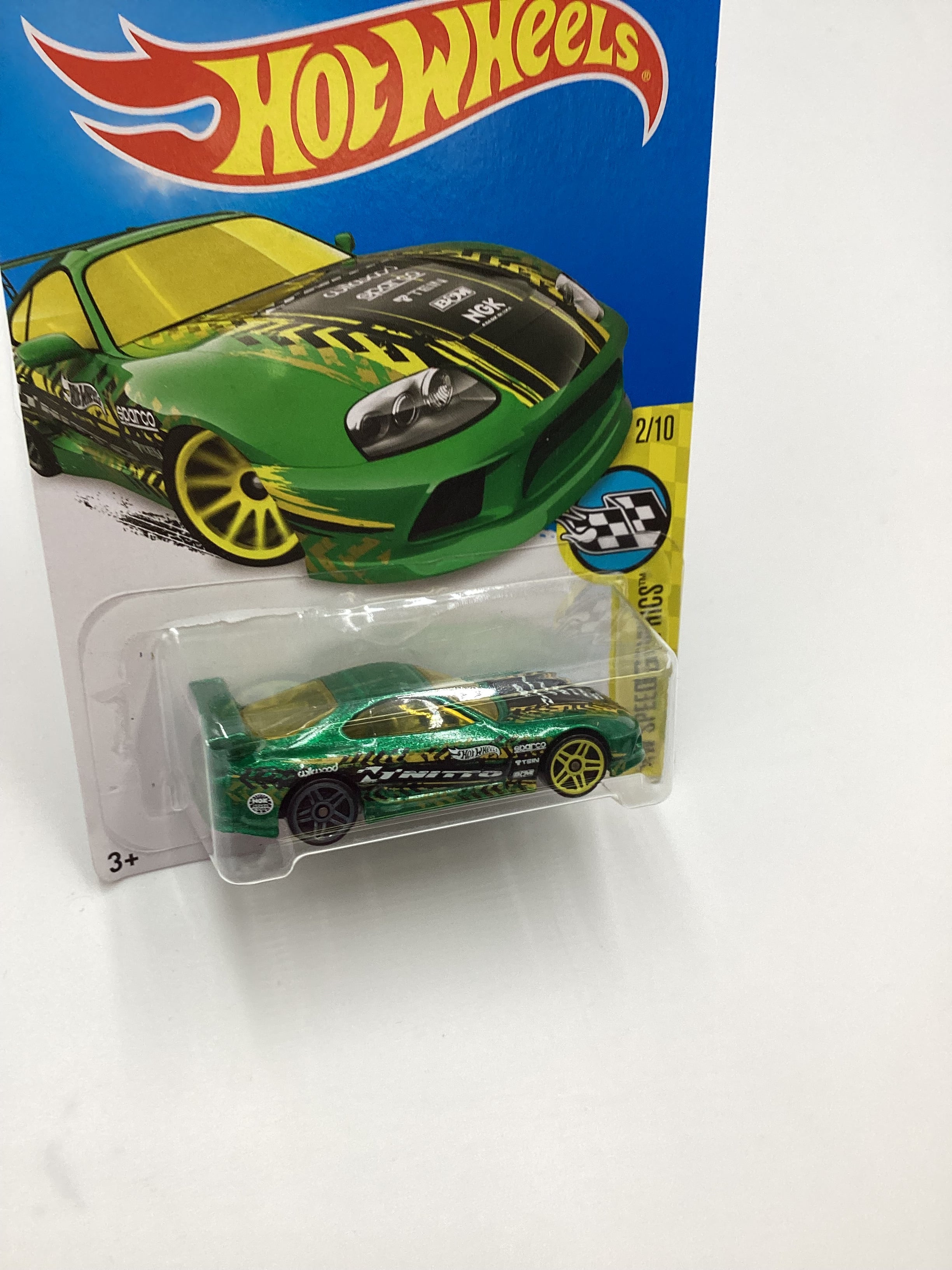 2016 Hot Wheels #177 Toyota Supra Green Nitto 93A – carolinasdiecast