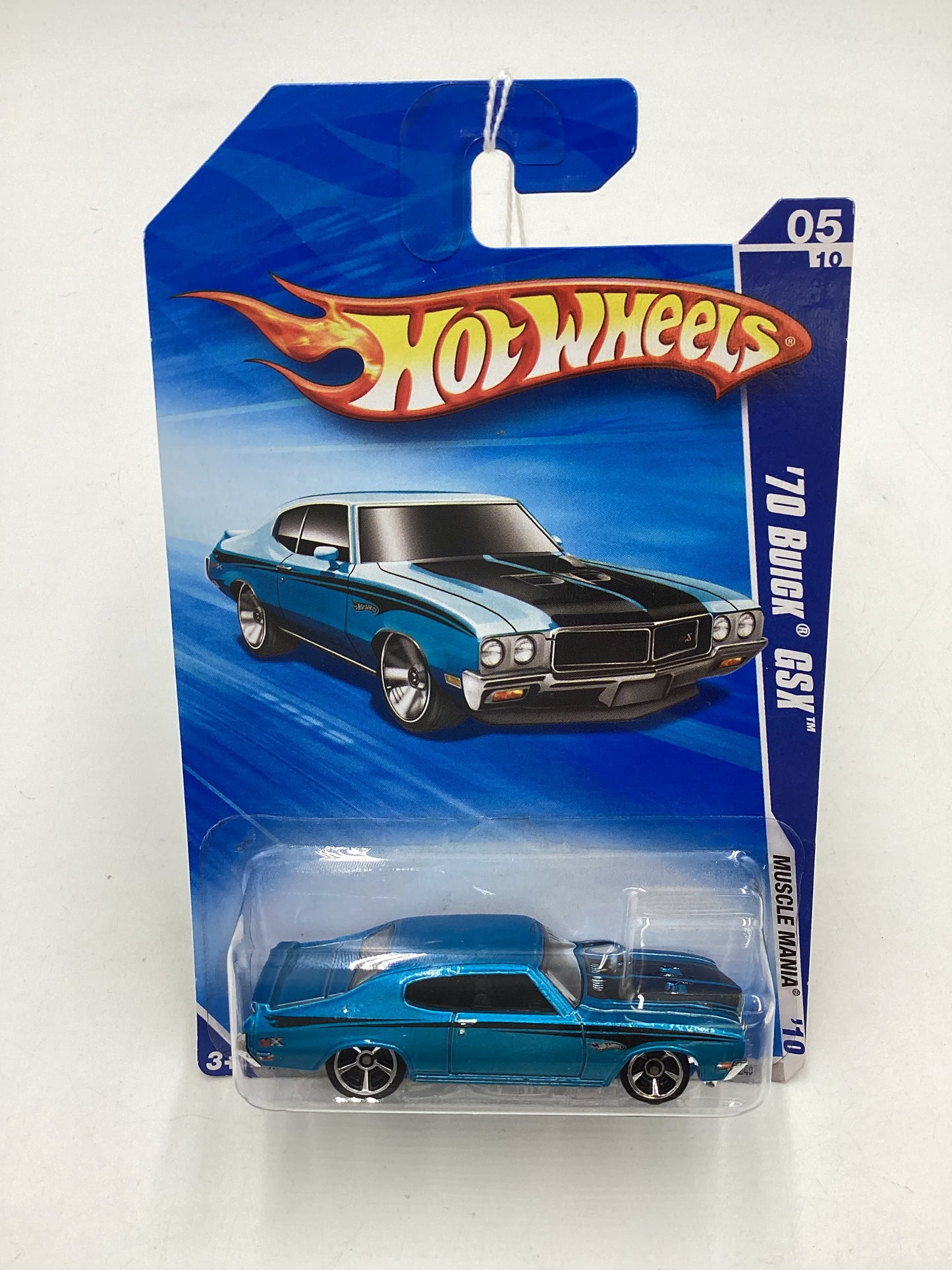 2010 Hot Wheels Muscle Mania # 83 70 Buick GSX Blue 55G