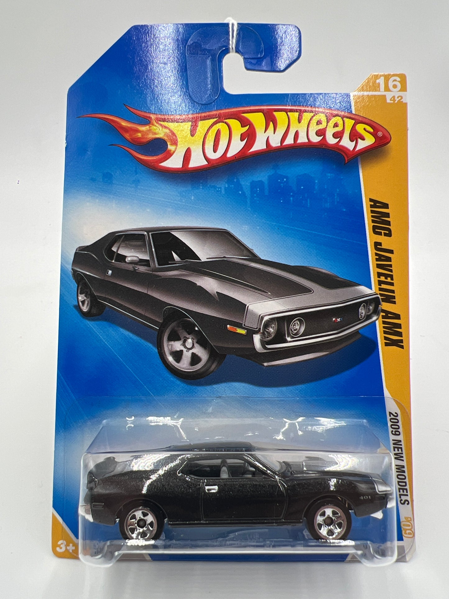 2009 Hot Wheels New Models #16 Kmart Exclusive AMC Javelin AMX Black 239A
