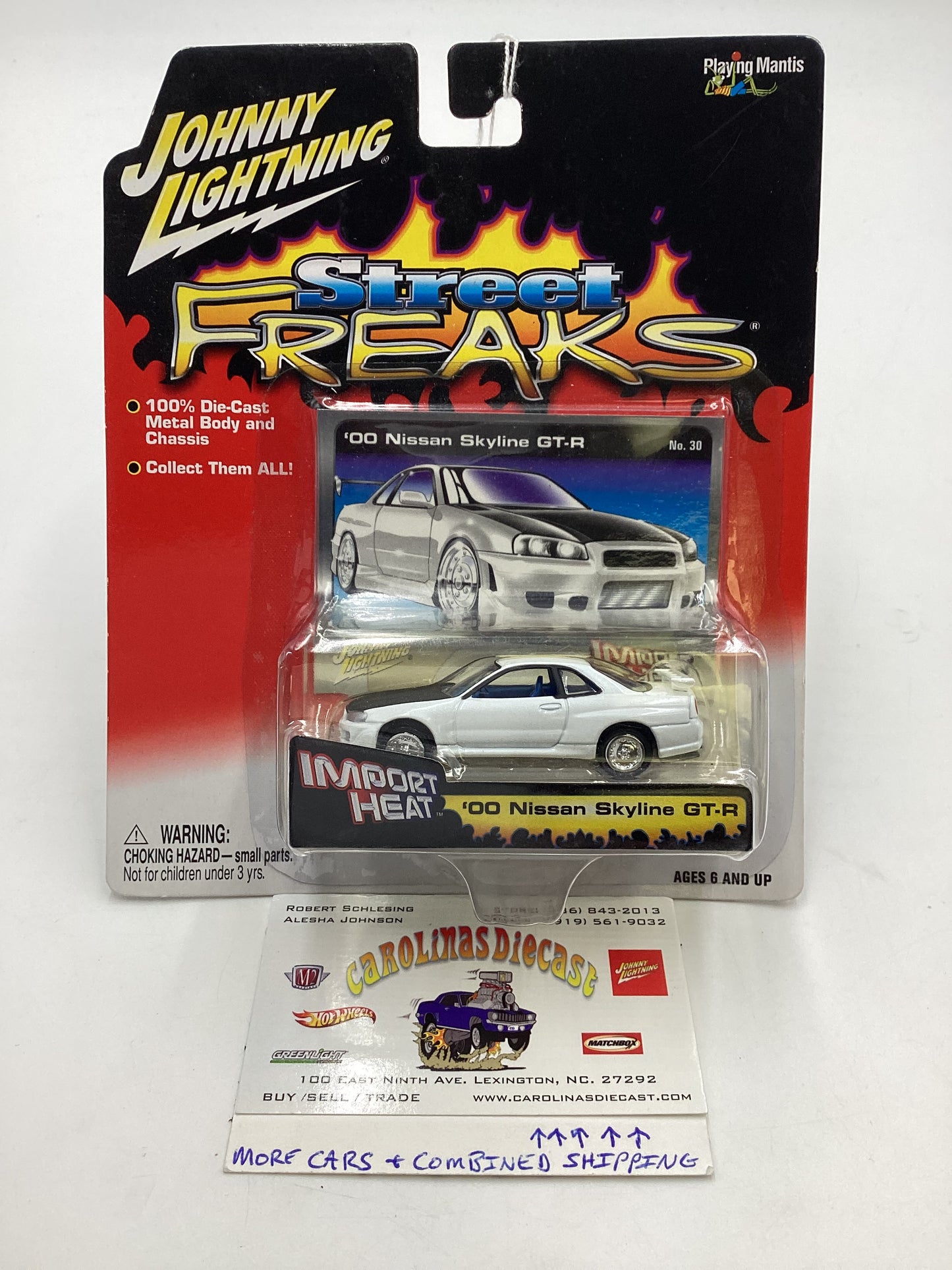 Johnny lightning Street freaks Imports Heat #30 00 Nissan Skyline GT-R