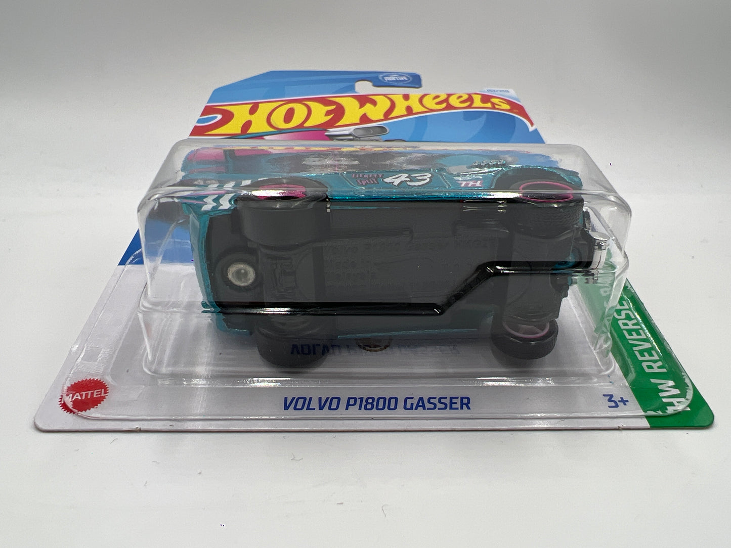 2024 Hot Wheels Super Treasure Hunt #153 Volvo P1800 Gasser Blue W/Protector