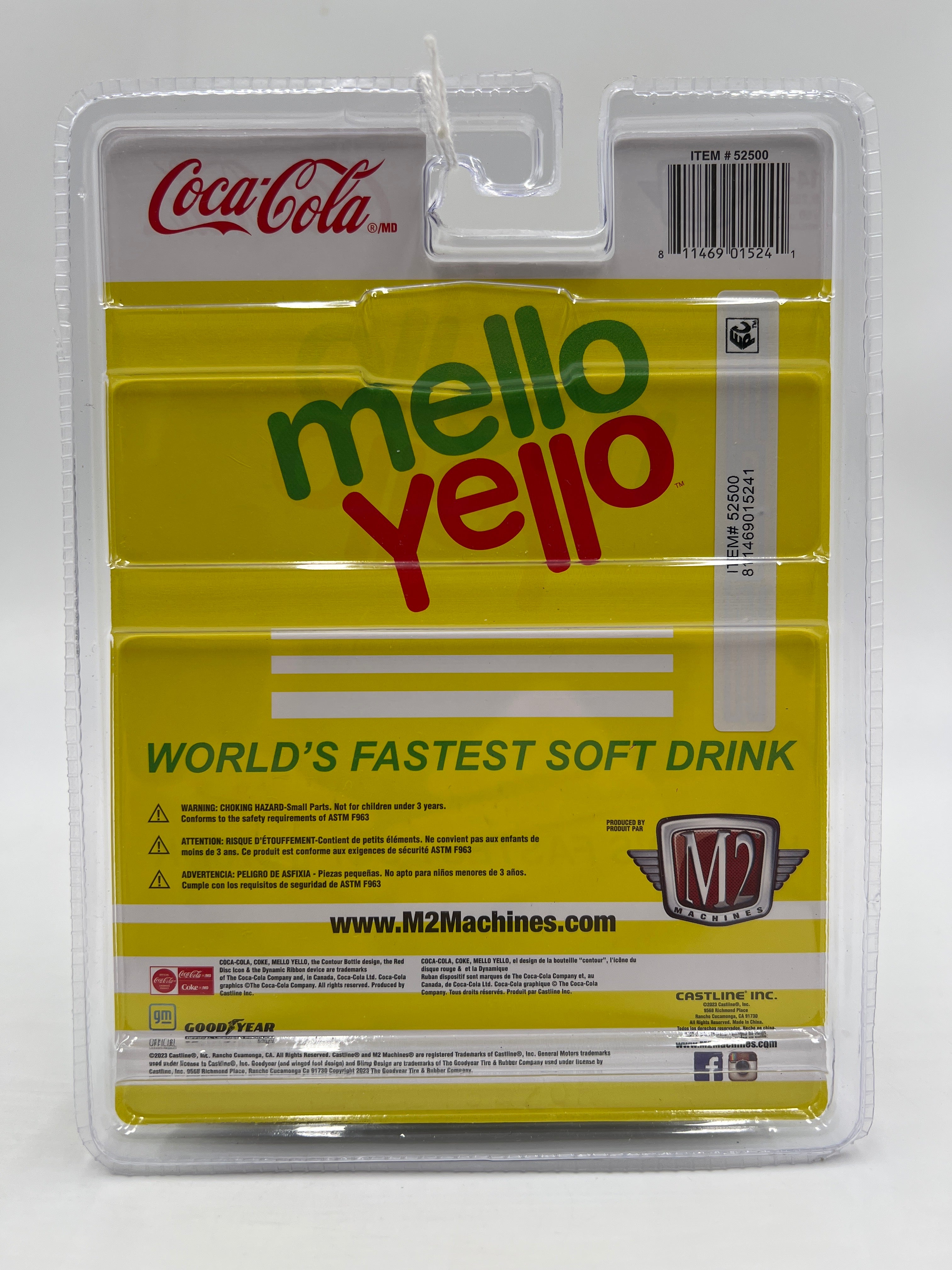 M2 Machines Coca Cola Mello Yello CHASE 1969 Chevrolet Camaro Z/28
