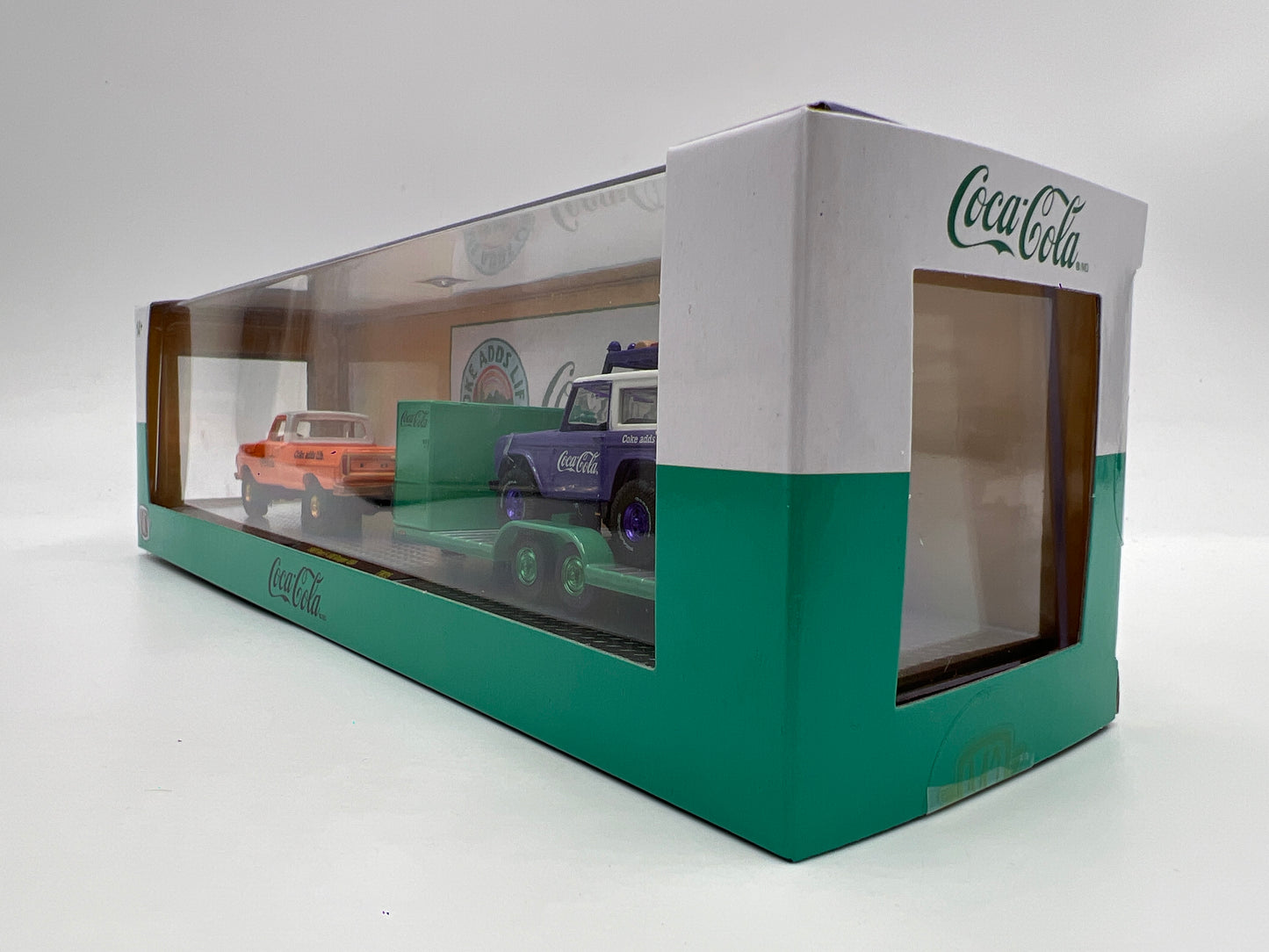 M2 Machines Auto Haulers Coca Cola CHASE 1969 Ford F-100 Ranger 4x4 & 1966 Ford Bronco TW35