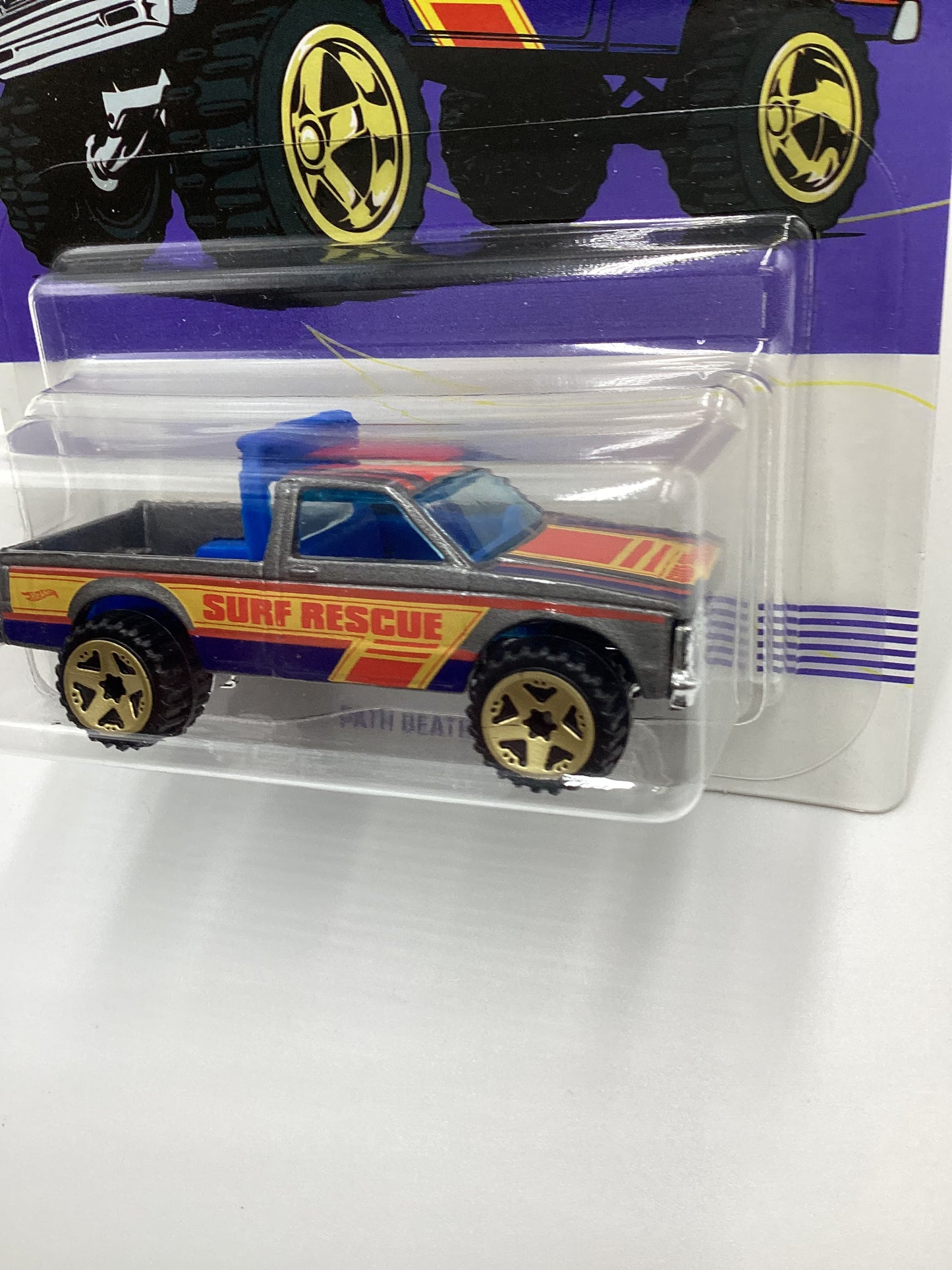 Hot Wheels American Truck Series Path Beater Silver #6 Walmart Exclusive 154A