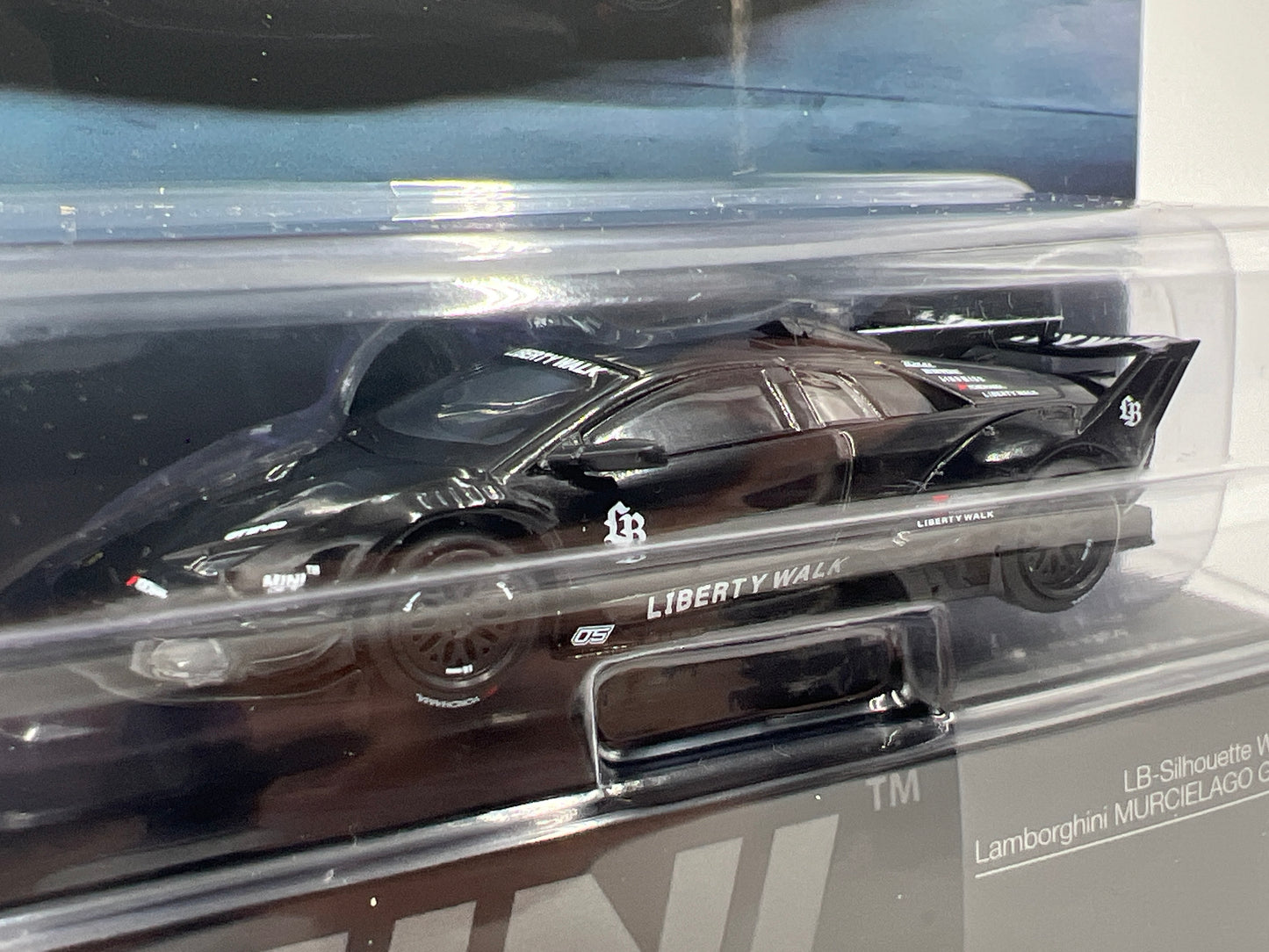 Mini GT #1053 LB-Silhouette Works Lamborghini Murcielago GT Evo Black
