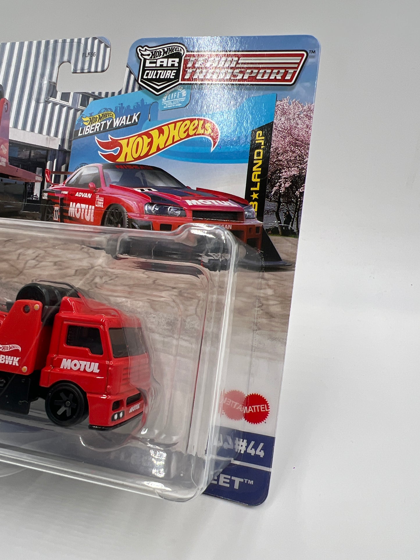 Hot Wheels Premium Team Transport #44 Motul LB-ER34 Super Silhouette Nissan Skyline & Fleet Street W/Protector