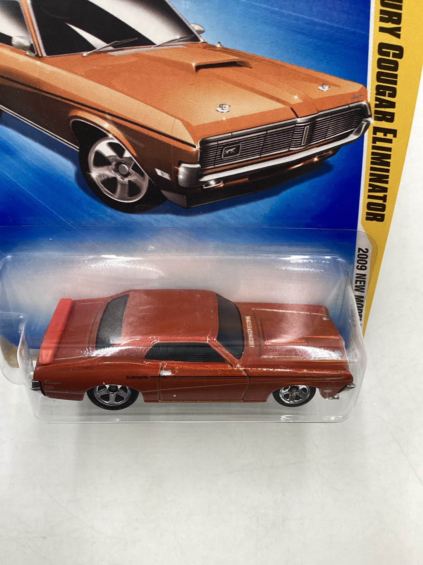 2009 Hot Wheels #008 69 Mercury Cougar Eliminator Orange 29G