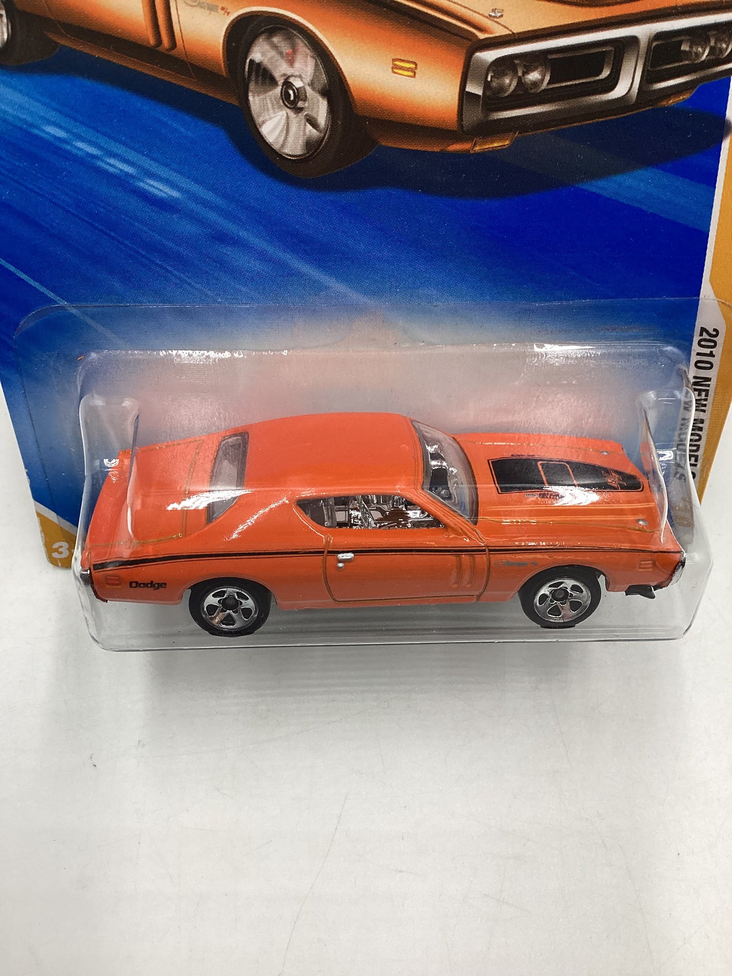 2010 Hot Wheels New Models #36 71 Dodge Charger Orange 59G