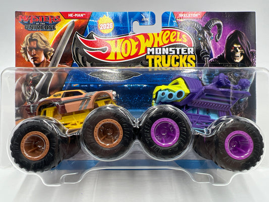 Hot Wheels Monster Trucks 2 Pack Masters Of The Universe He-Man & Skeletor 136A