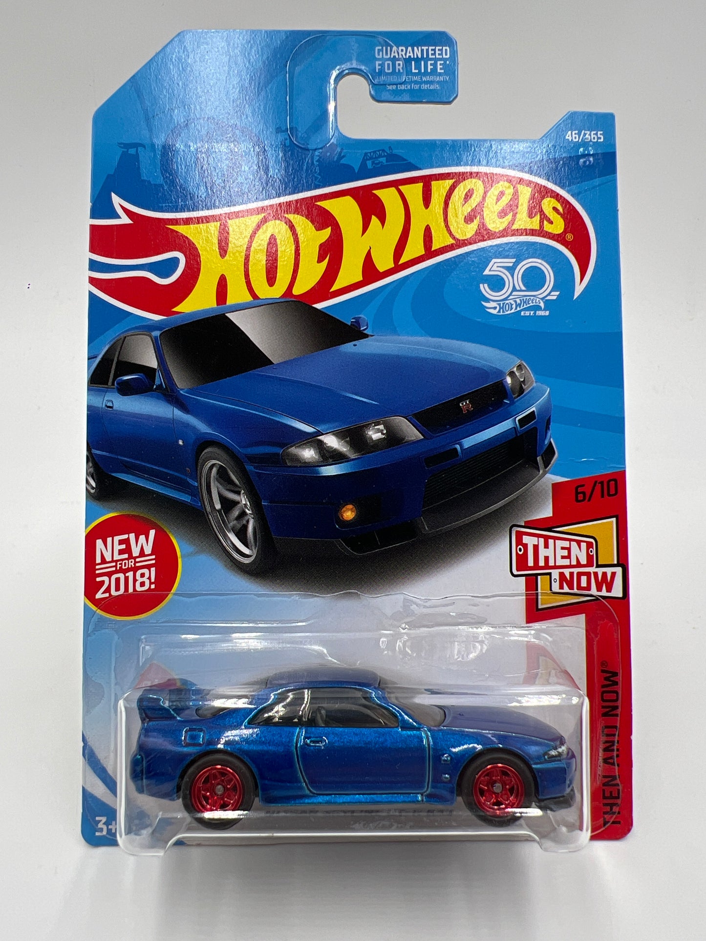 Hot Wheels Nissan Skyline GT-R R33 Blue Wheel Swap Custom On Card W/Protector SR