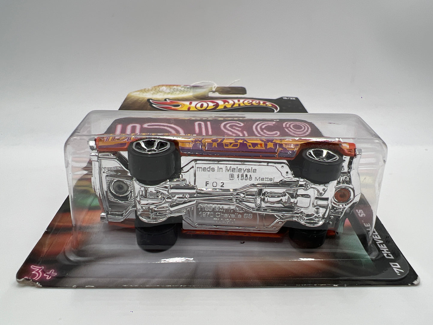 2013 Hot Wheels Jukebox #18 Disco 70 Chevelle SS Orange 151D