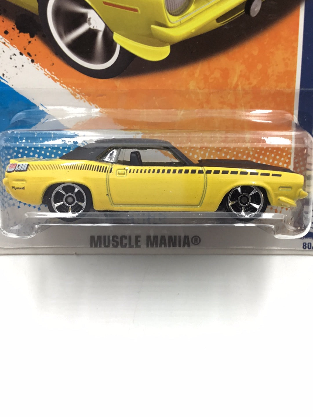 2011 Hot Wheels #80 70 Plymouth AAR Cuda V7