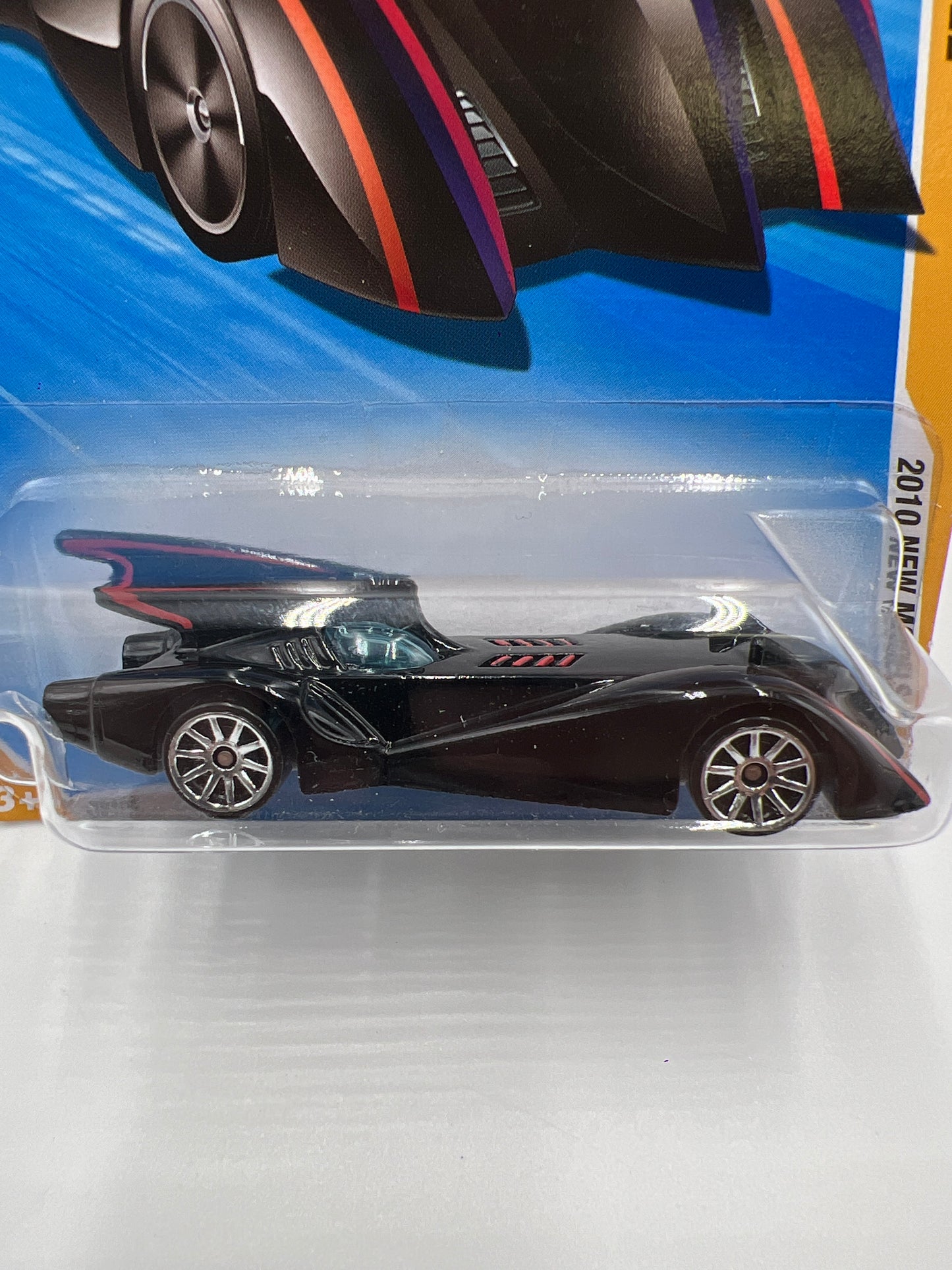 2010 Hot Wheels #42 Batmobile Black 120C