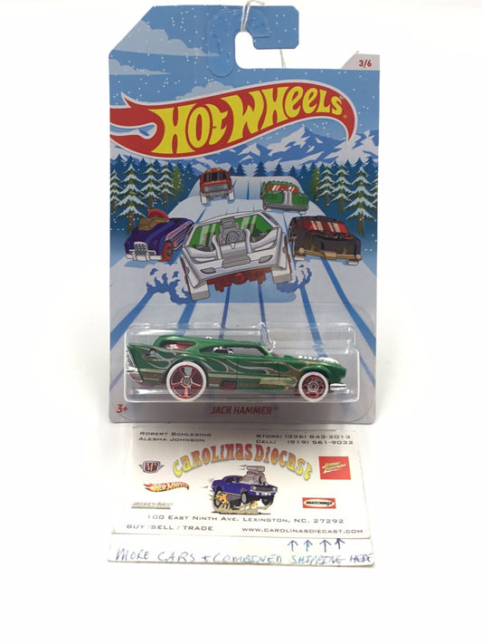 Hot wheels Xmas Card Jack Hammer 3/6 159B